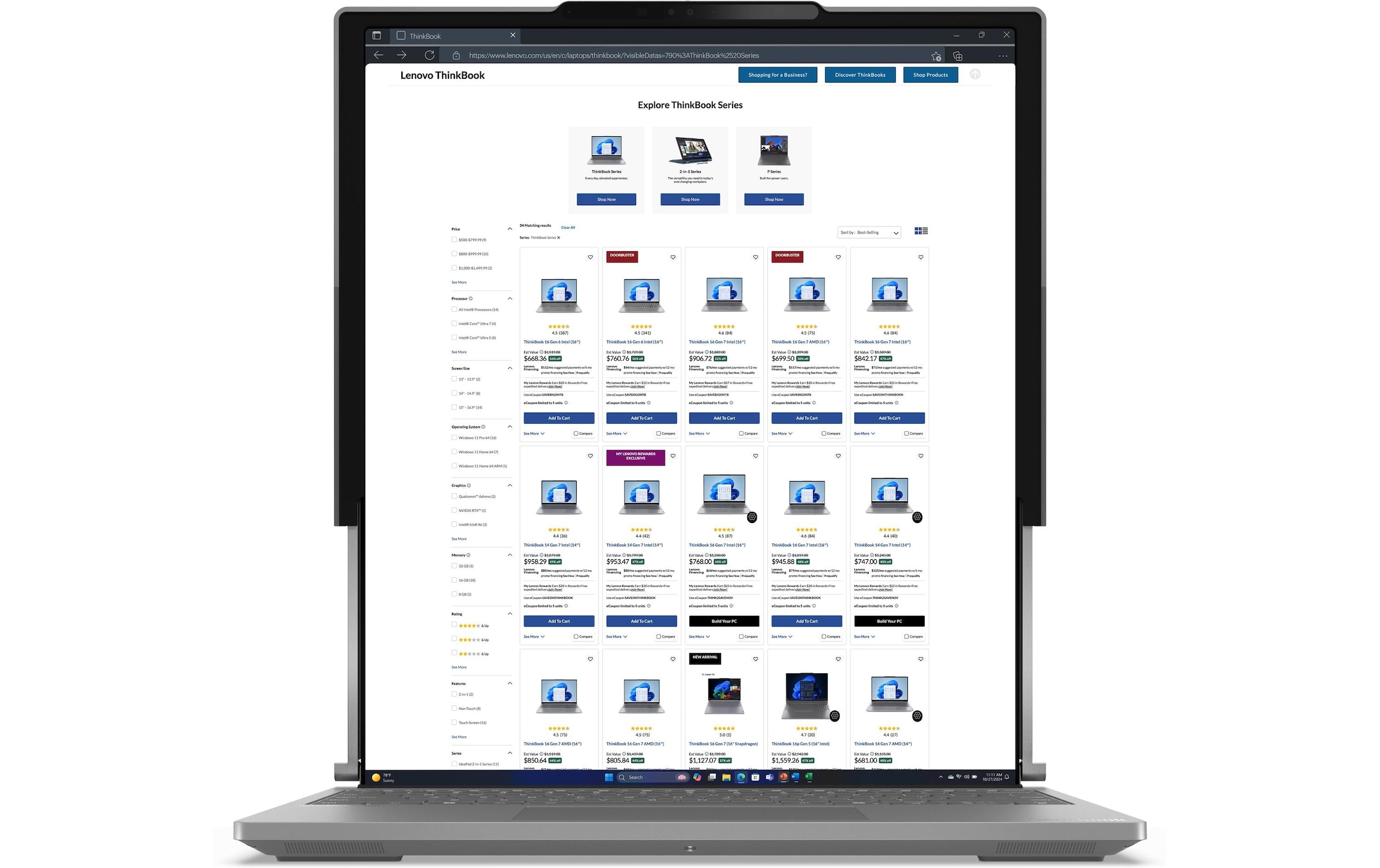 Lenovo Notebook »Plus G6 Rollable Copilot+ PC« / 16,7 ″ Intel Core Ultra 7