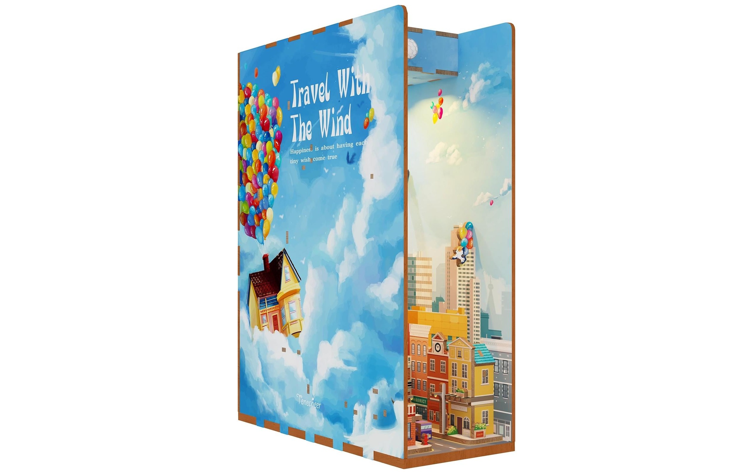 Image of Modellbausatz "Tonecheer Book Nook Travel with the Wind" 143 Stk. tlg.