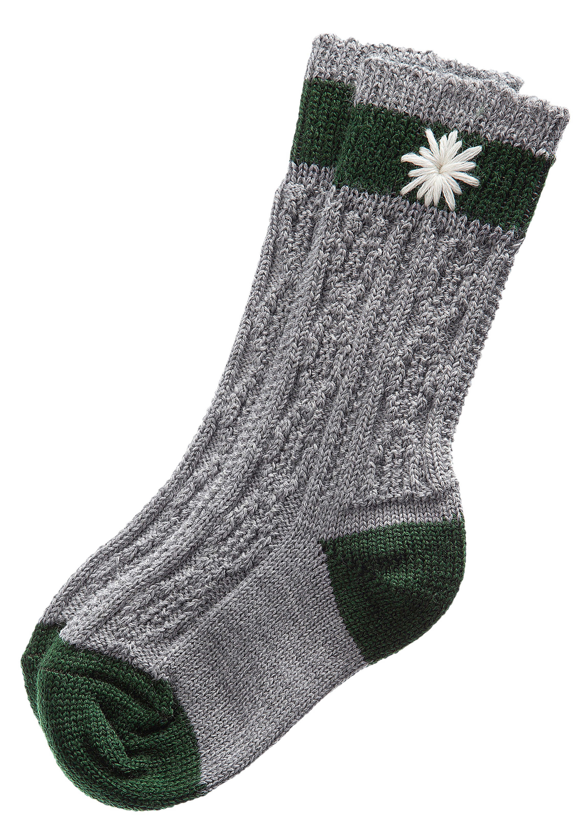 Image of Lusana Trachtensocken, mit gesticktem Edelweiss bei Ackermann Versand Schweiz