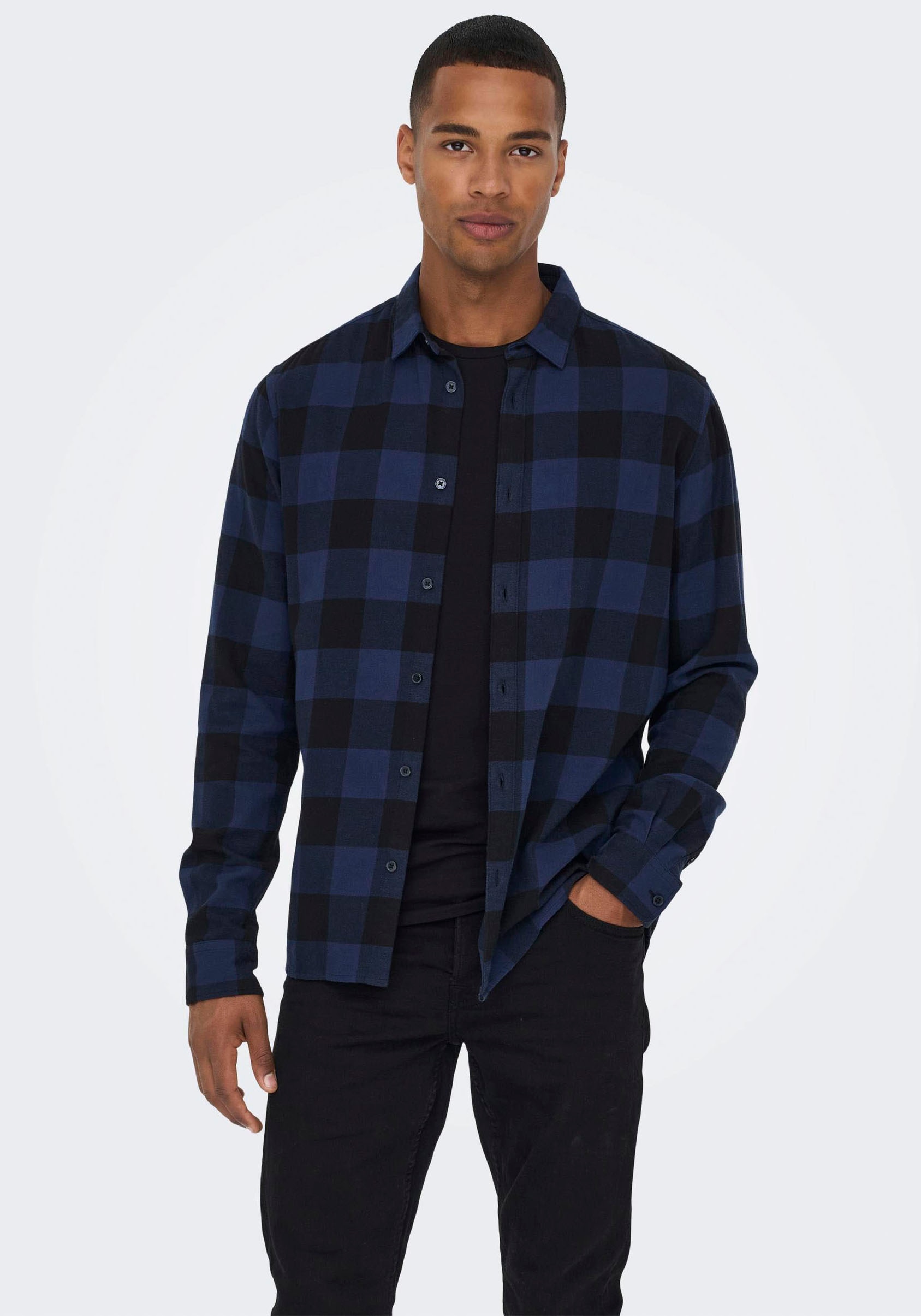 ONLY & SONS Karohemd »GUDMUND LS CHECKED SHIRT«