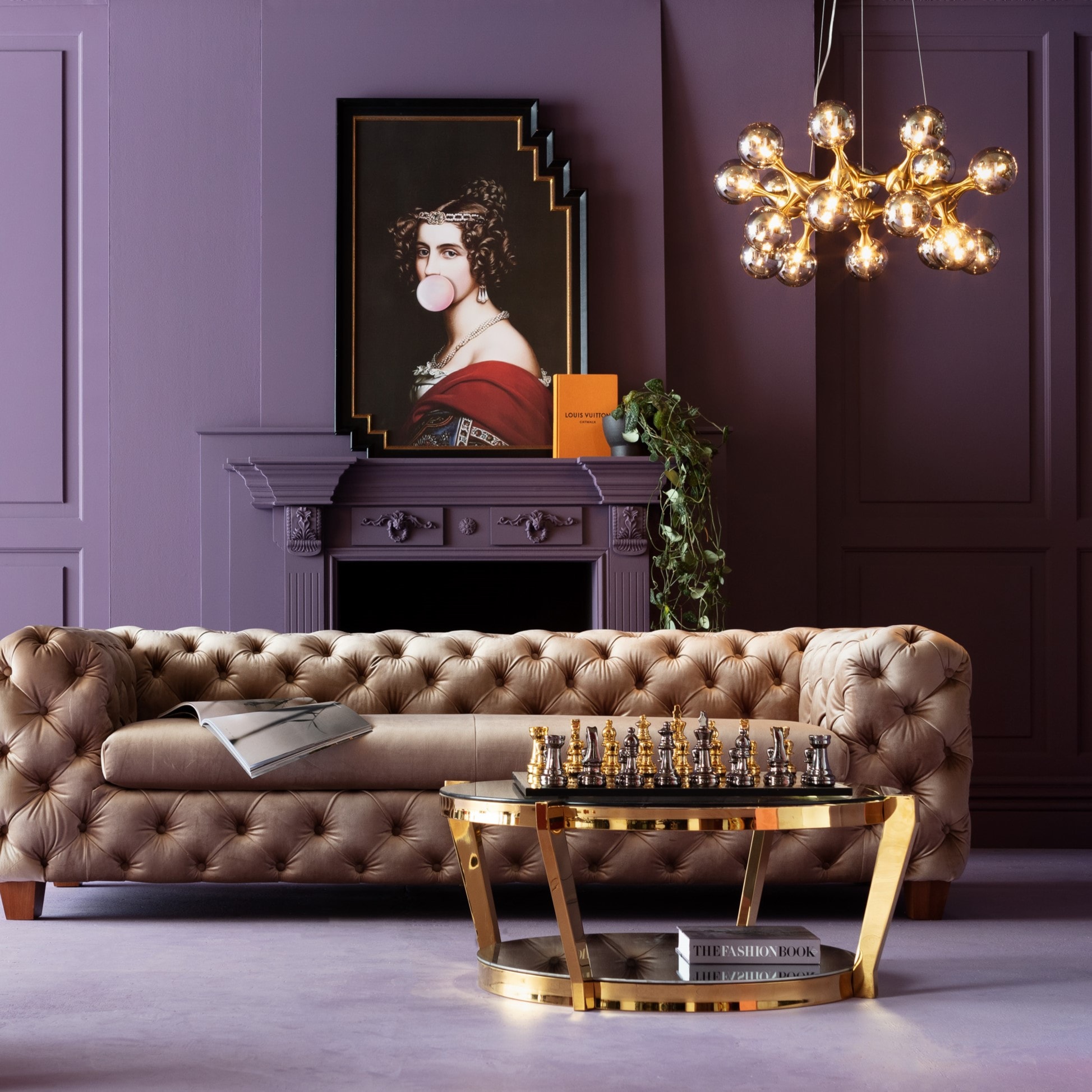 Kare Design Objet décoratif »Deko Objekt Chess 60x60cm«