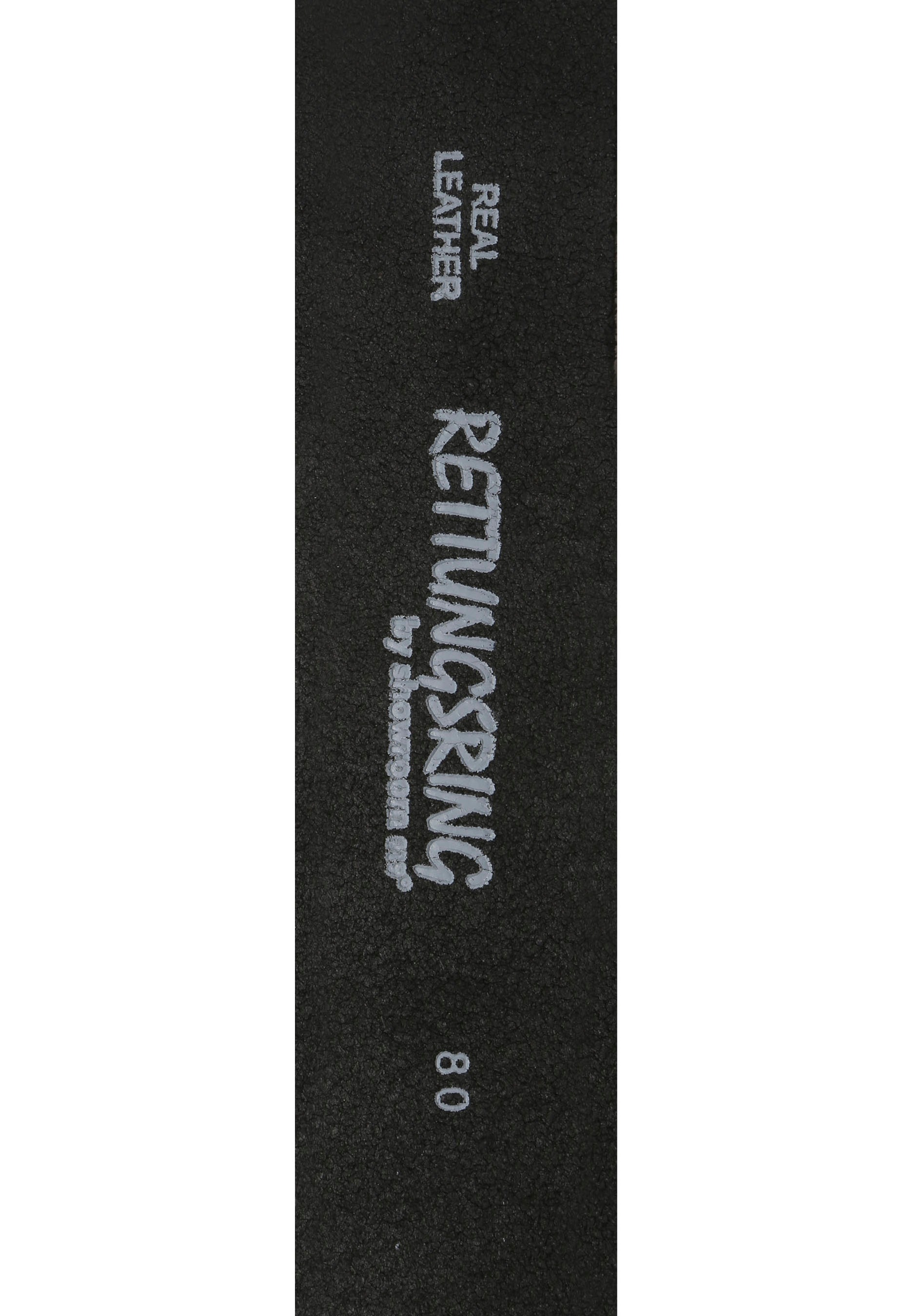 RETTUNGSRING by showroom 019° Ledergürtel, mit austauschbarer Schliesse »Oval Nieten mit Strass«