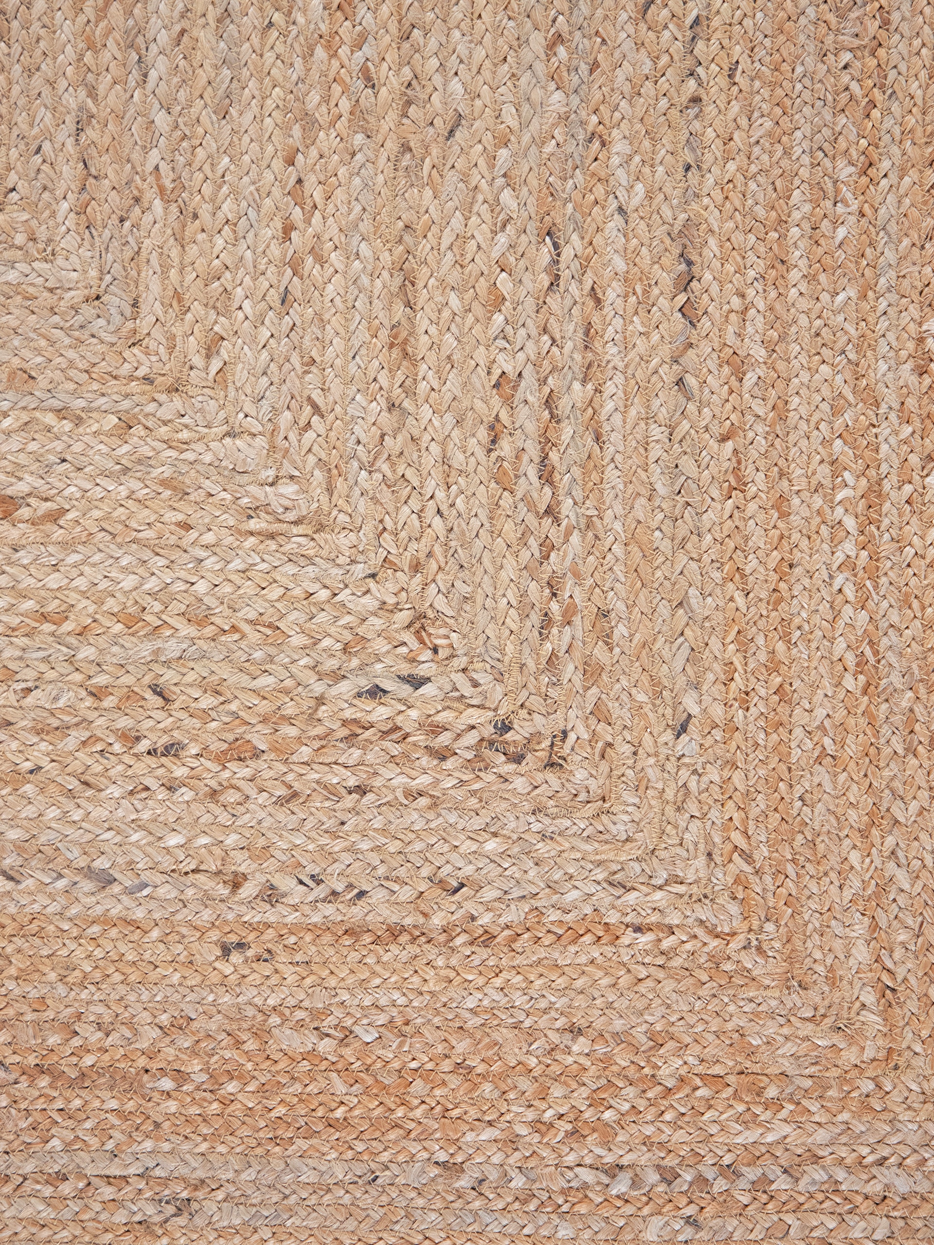 carpetfine Teppich »Nele Juteteppich Naturfaser«, rechteckig, 6 mm Höhe, geflochtener Wendeteppich aus 100% Jute, quadratisch und als Läufer