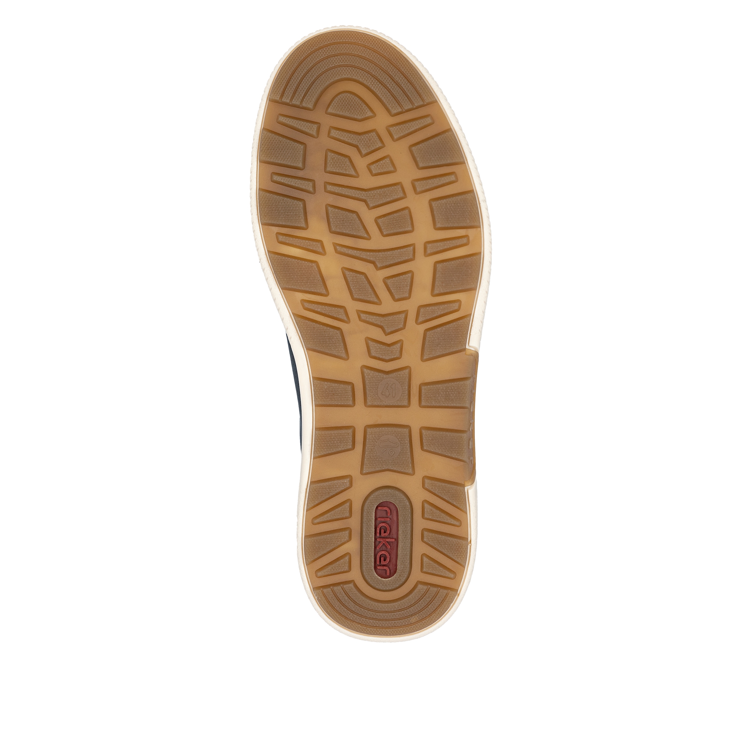 Rieker Sneaker  Halbschuh, Schnürschuh, Casual Sneaker mit weichem Schaftrand, TEX
