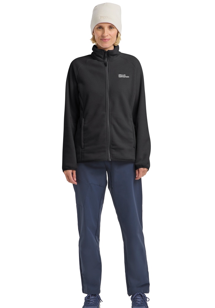 Jack Wolfskin Fleecejacke »LAKE RIDGE JKT M«, Winddicht, atmungsaktiv, Übergangsjacke