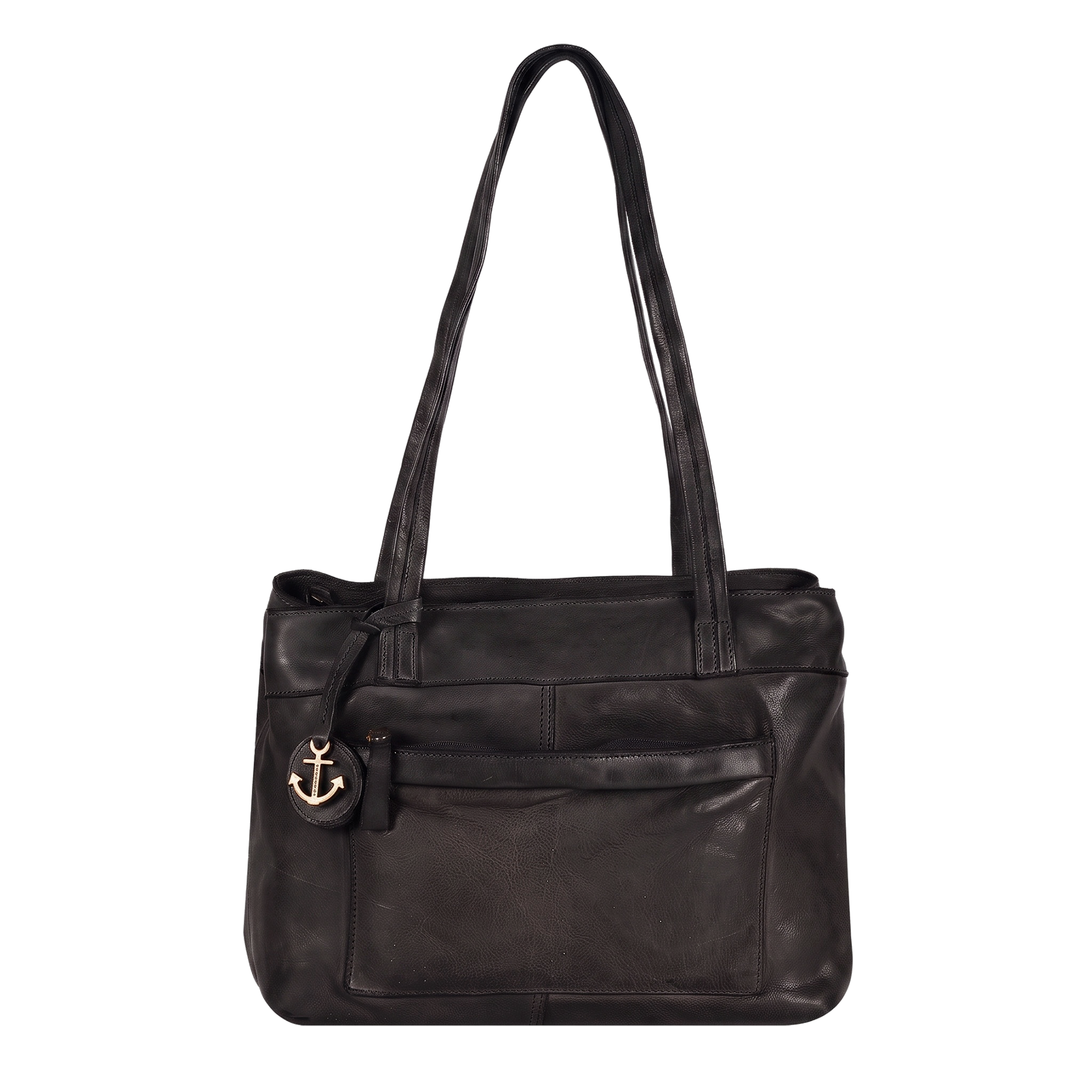 HARBOUR 2nd Shopper Damen Schultertasche, Umhängetasche mit dekorativem Anhänger