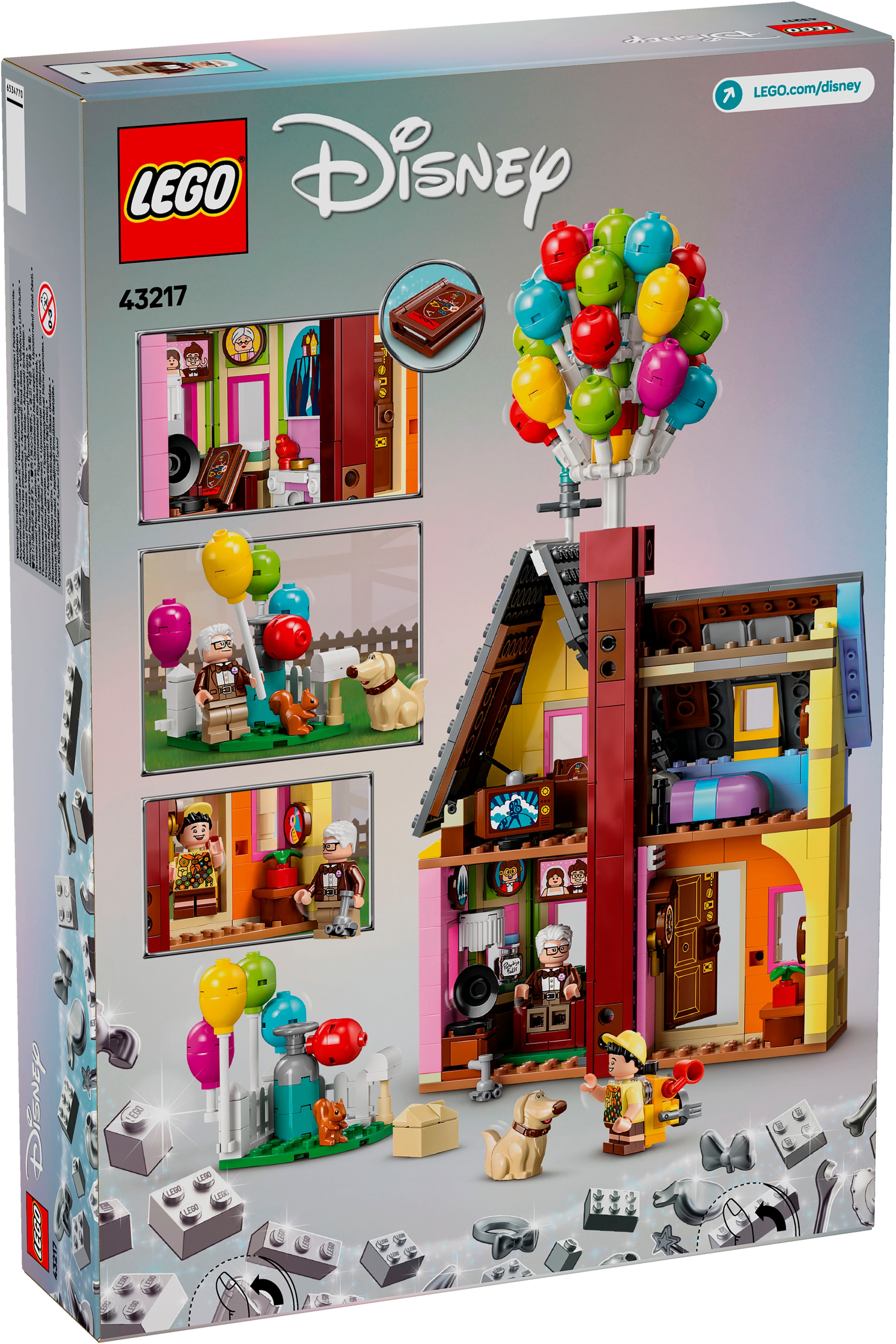 LEGO® Konstruktionsspielsteine »Carls Haus aus „Oben“ (43217), LEGO® Disney and Pixar« Made in Europe