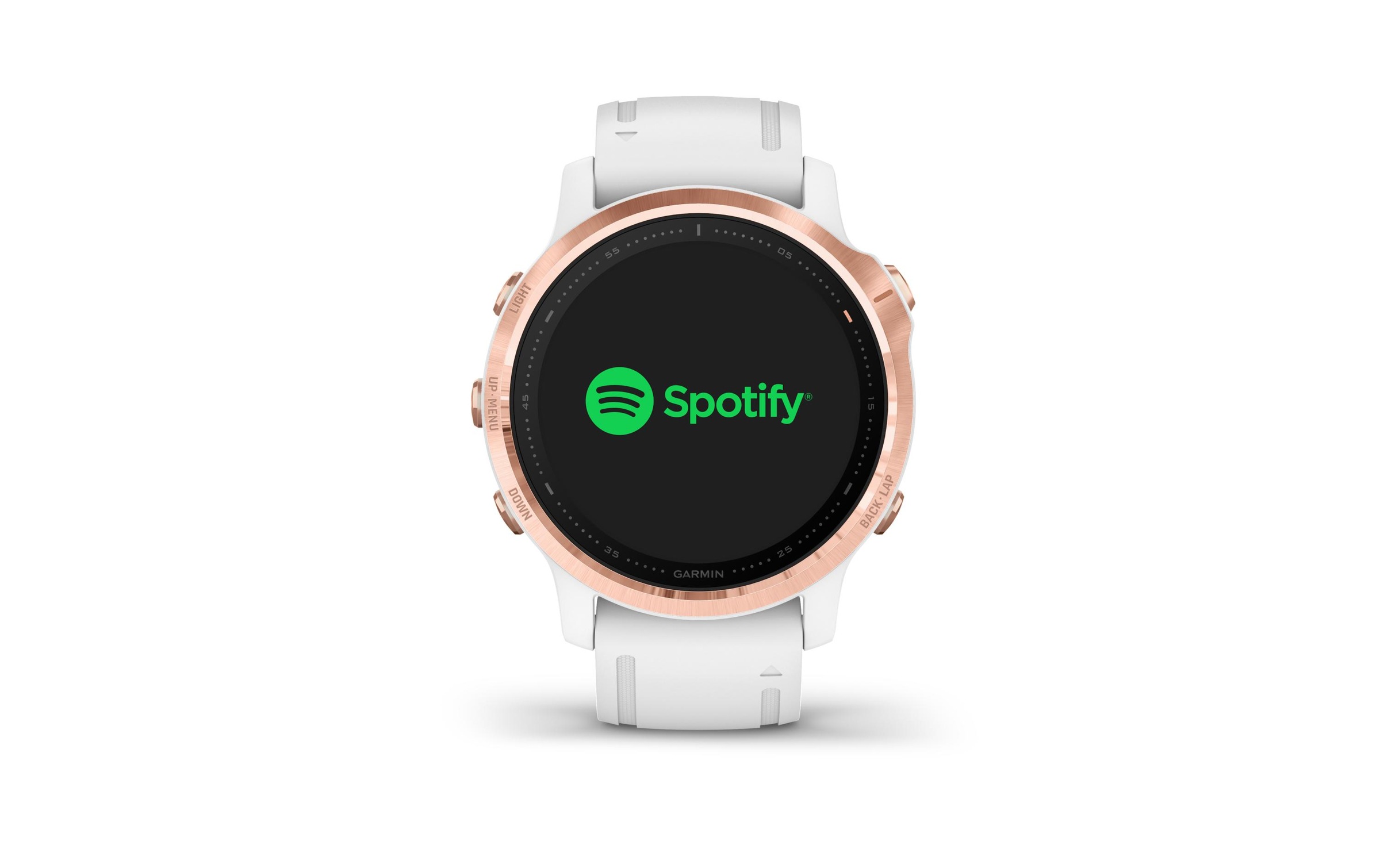 Garmin Smartwatch »fenix 6S Pro Rosegoldfarben/Weiss«