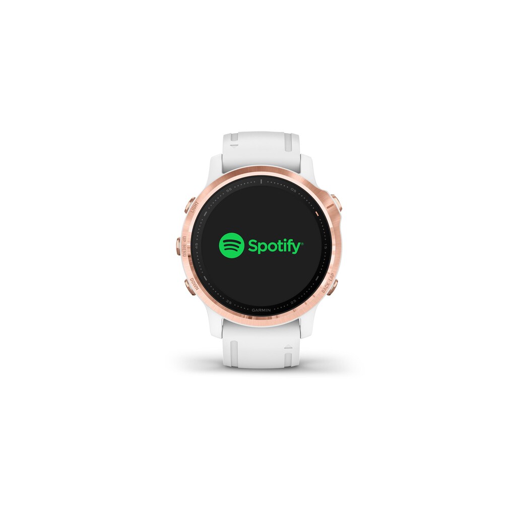 Garmin Smartwatch »fenix 6S Pro Rosegoldfarben/Weiss«