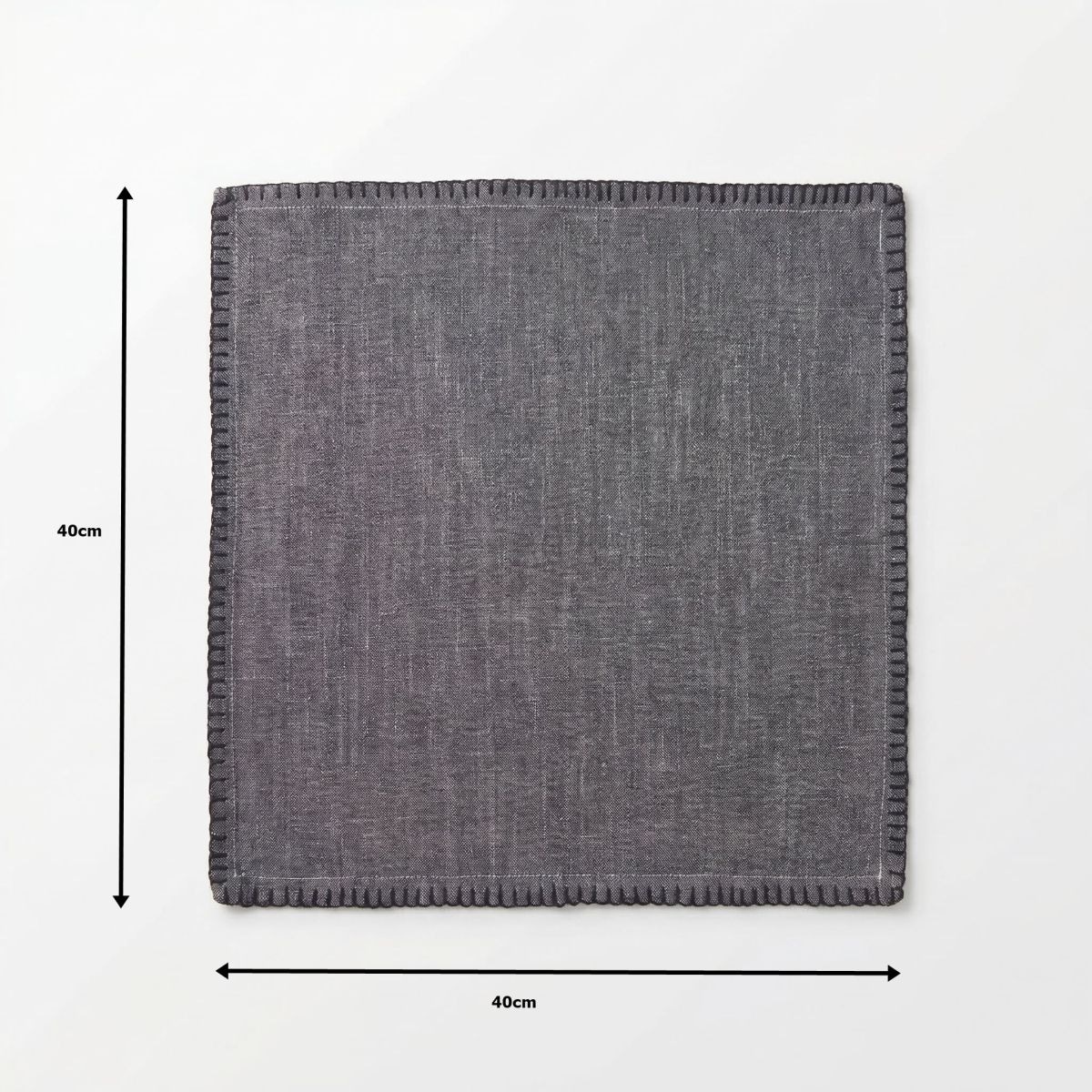 Home affaire Serviettenhalter »Serviette in grau 6erSet«