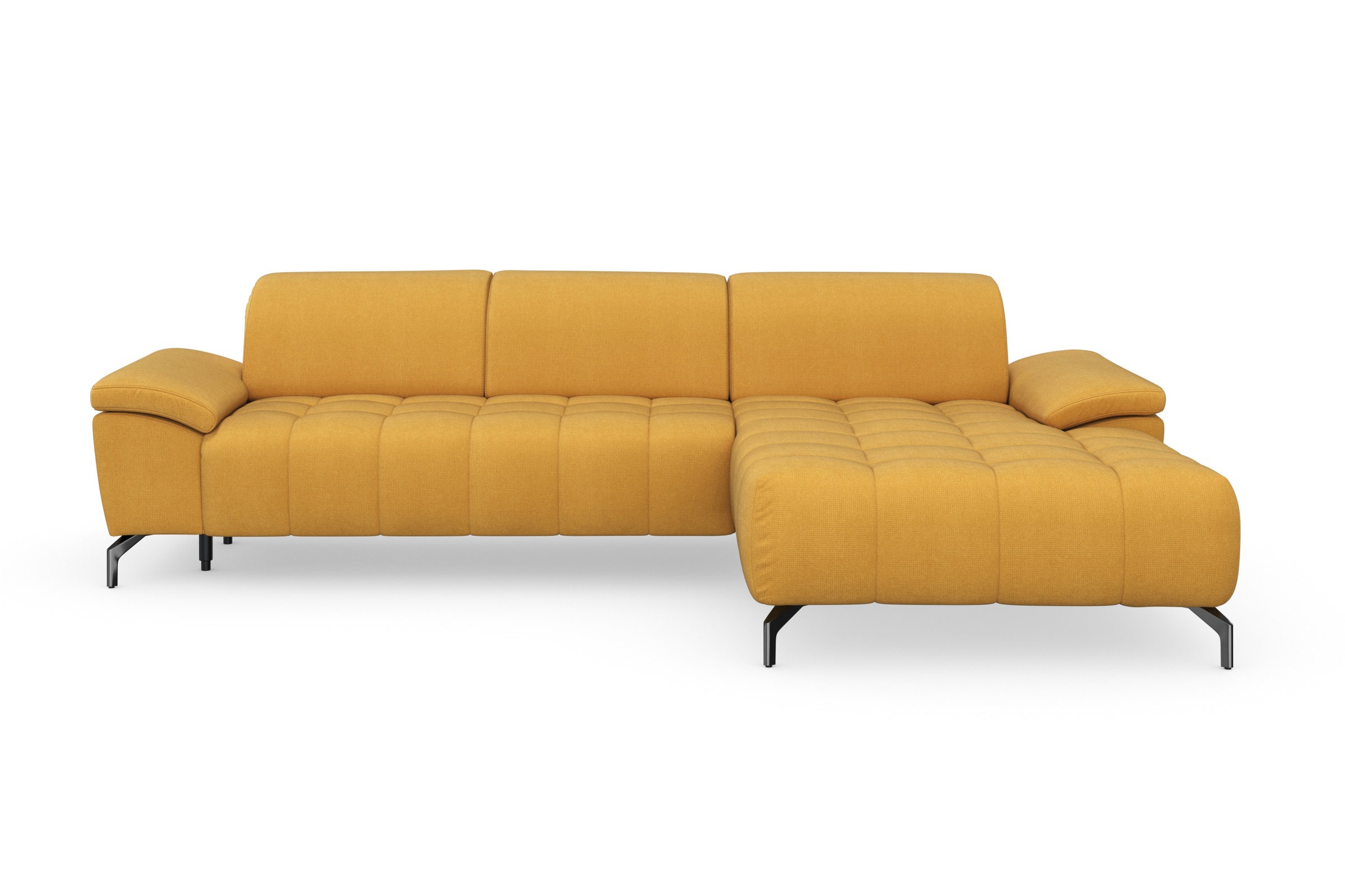 sit&more Ecksofa »Cool L-Form«, wahlweise mit Kopfteilverstellung und Vorziehsitz, motorisch