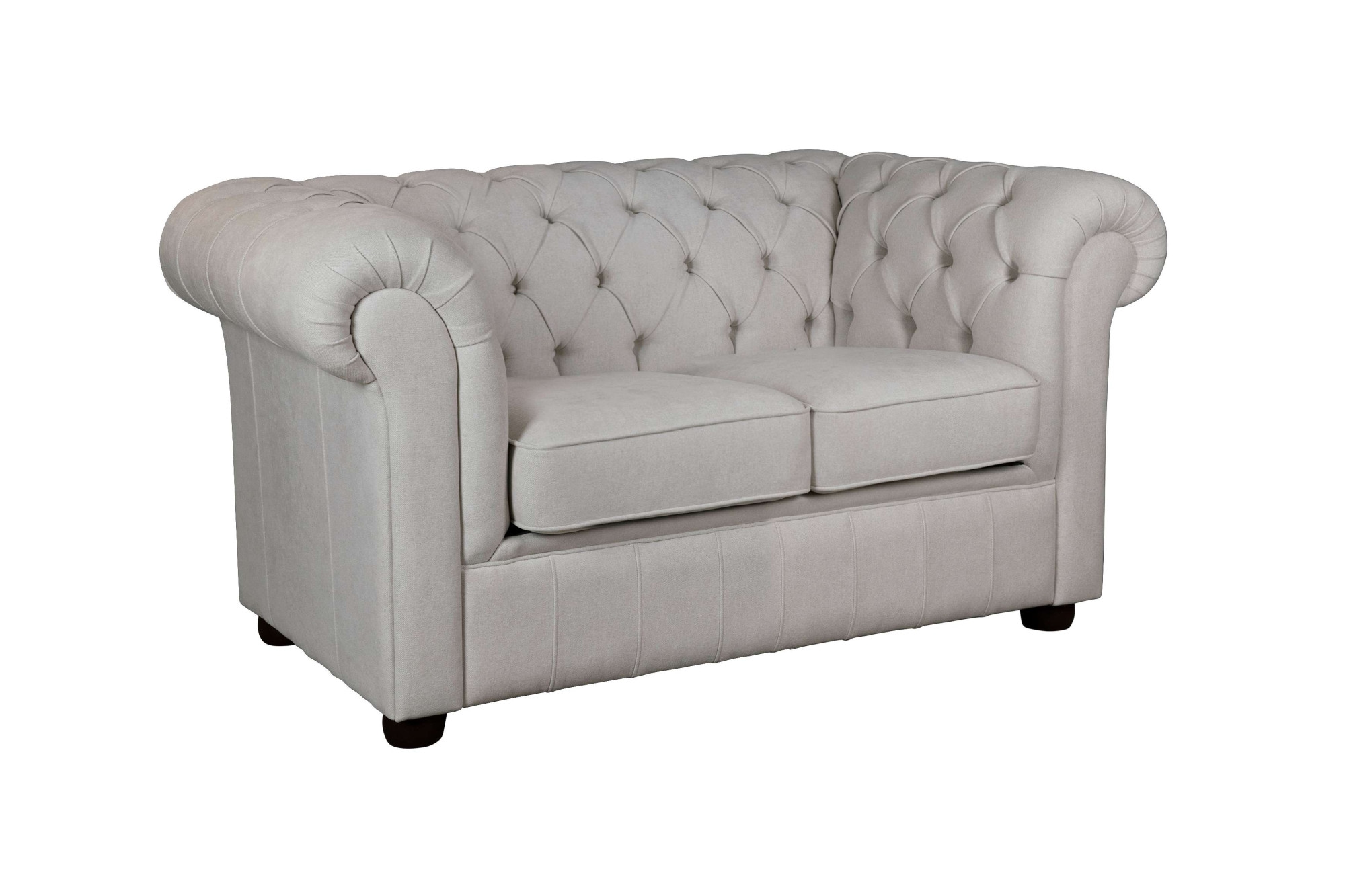 Home affaire 2-Sitzer »CHARENTE, Chesterfield-Sofa, Wellenfederung, Masse: B/T/H: 147/89/74 cm«, mit edler Knopfheftung und typischen Armlehnen