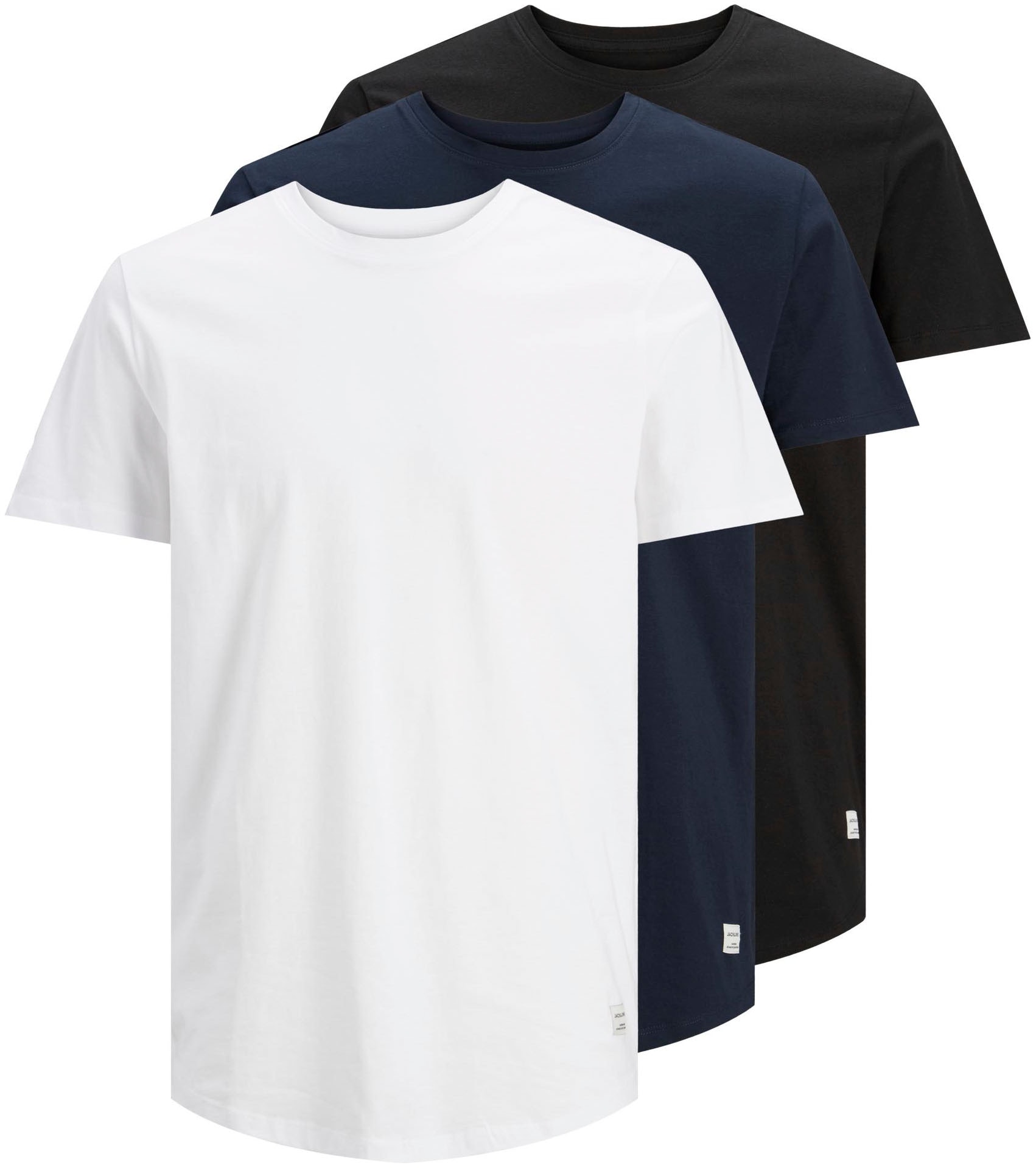 Jack & Jones T-Shirt »JJENOA TEE SS CREW NECK 3PK MP NOOS«, (Packung, 3 tlg., 3er-Pack)