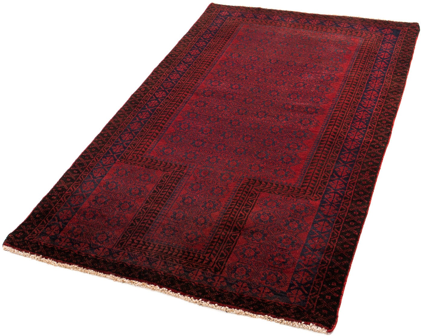 Image of morgenland Orientteppich »Belutsch - 148 x 84 cm - dunkelrot«, rechteckig, 8 mm Höhe, Wohnzimmer, Handgeknüpft, Einzelstück mit Zertifikat bei Ackermann Versand Schweiz