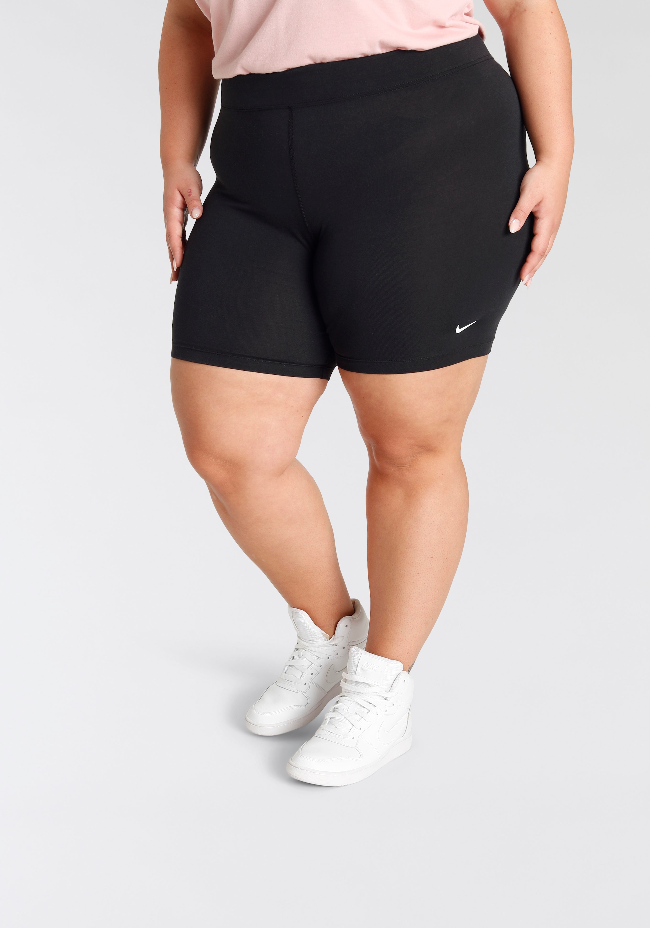 Image of Nike Sportswear Radlerhose »Nsw Estl Bk Shrt Lbr Mr Plus Women's Mid-rise Bike Shorts Plus Size« bei Ackermann Versand Schweiz