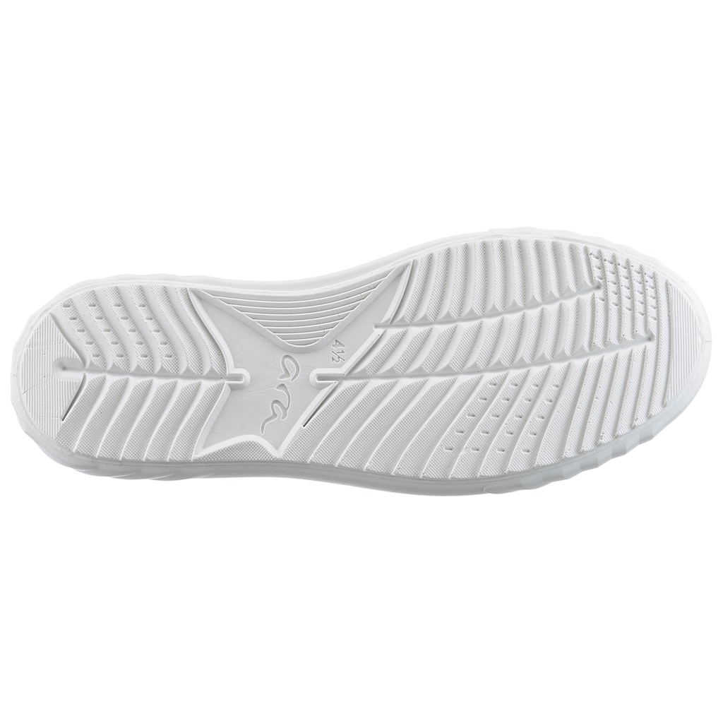 Ara Sneaker »MONACO«, in Komfortweite H = sehr weit, Freizeitschuh, Halbschuh, Schnürschuh