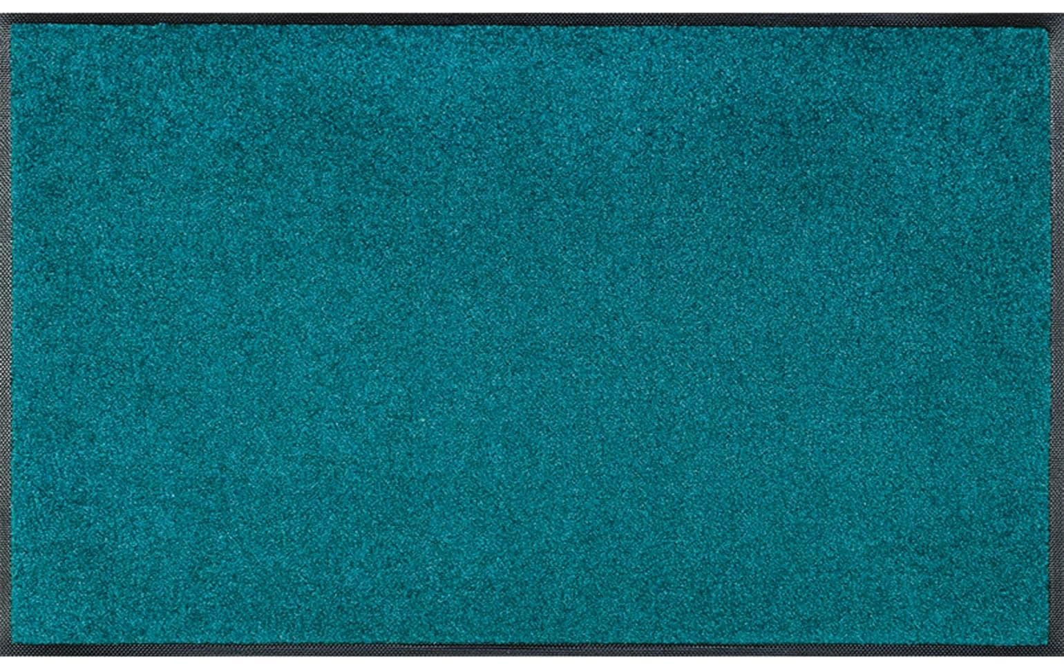Image of wash+dry by Kleen-Tex Fussmatte "Peacock Green 75 cm x 120 cm"