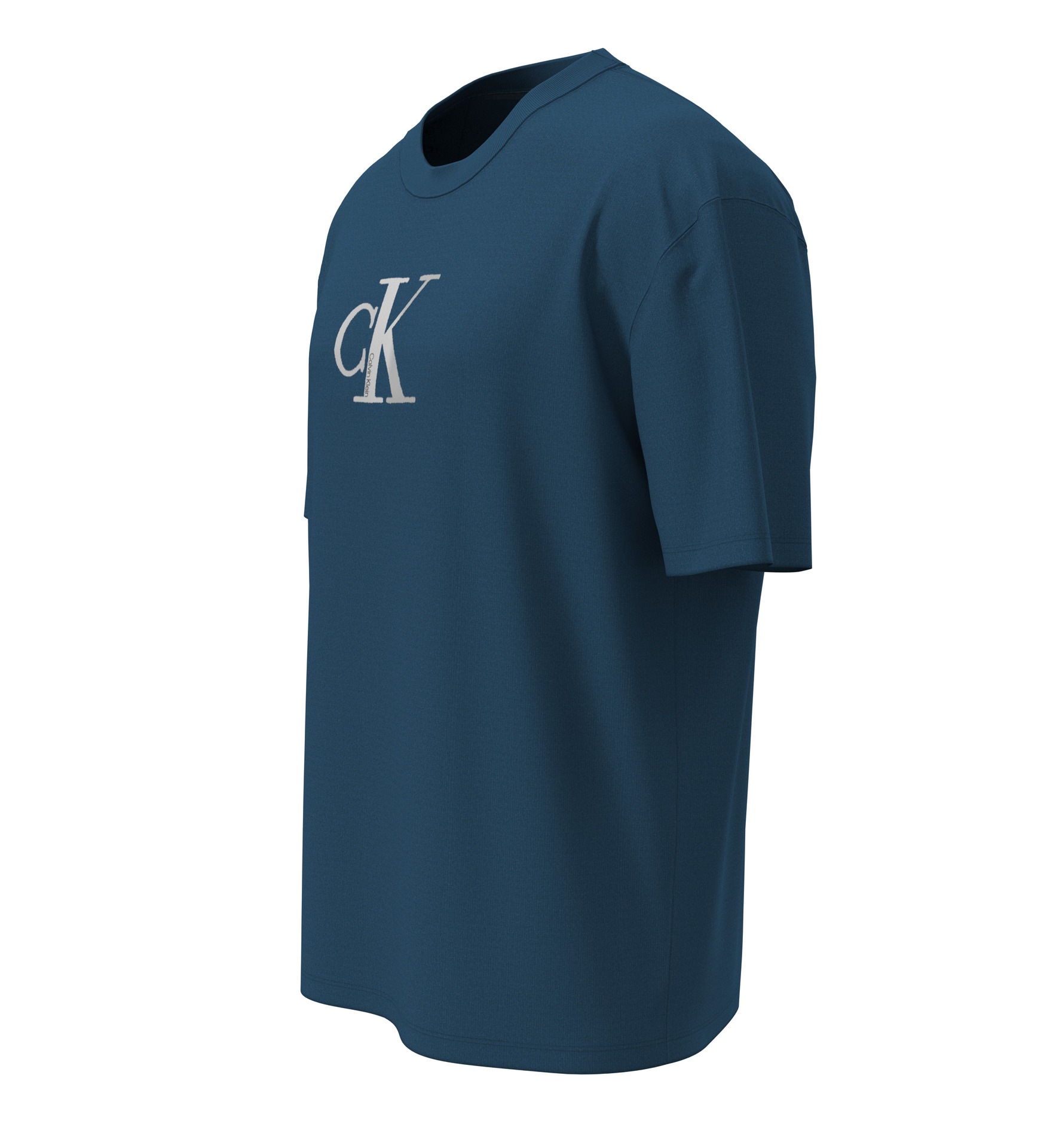 Calvin Klein Jeans T-Shirt »SS CNTR MNGRM E CLSS«, Mit Rundhalsausschnitt