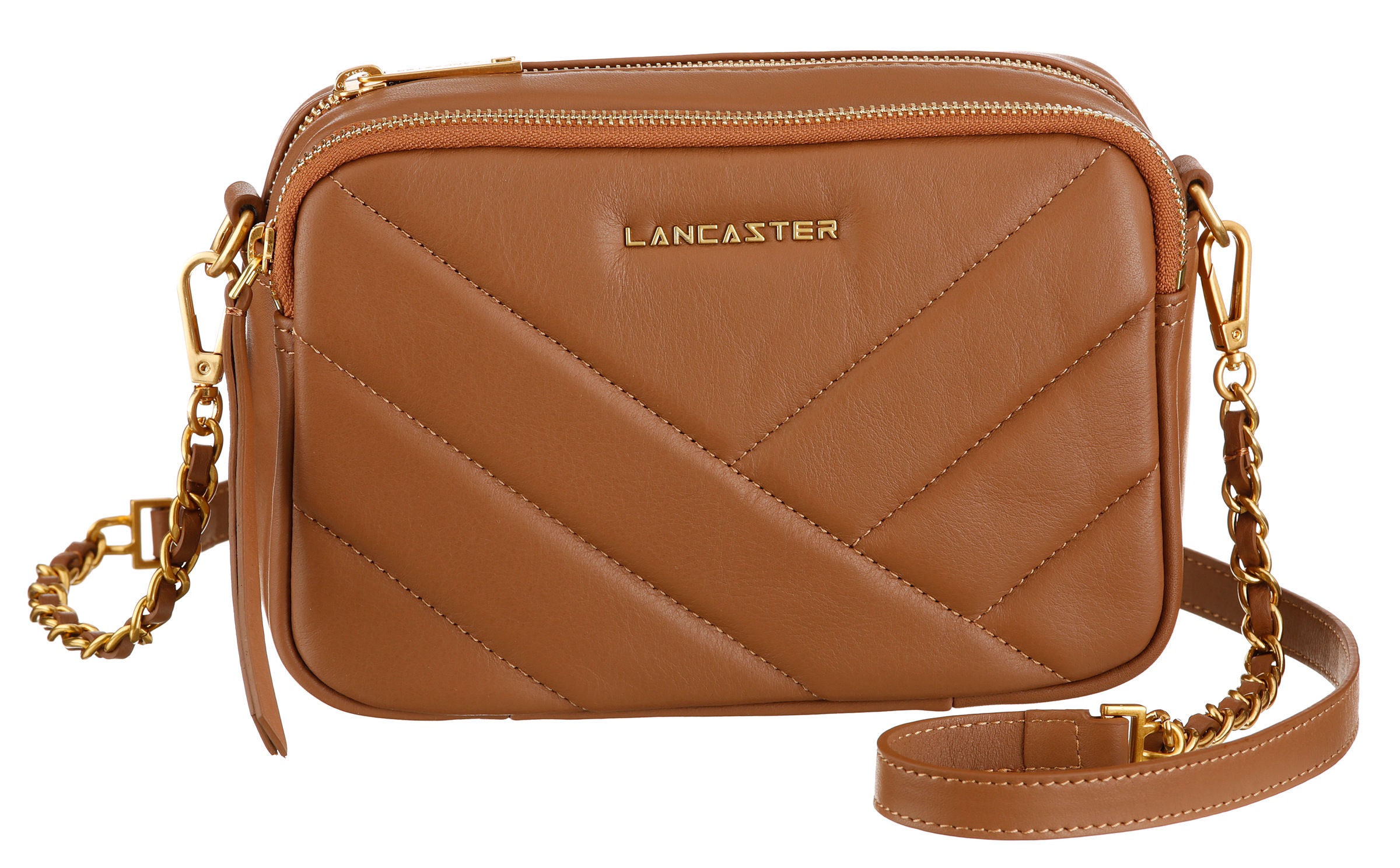 Image of LANCASTER Umhängetasche »Trotter bag Soft Matelassé«, mit 2 Reissverschluss-Hauptfächer bei Ackermann Versand Schweiz