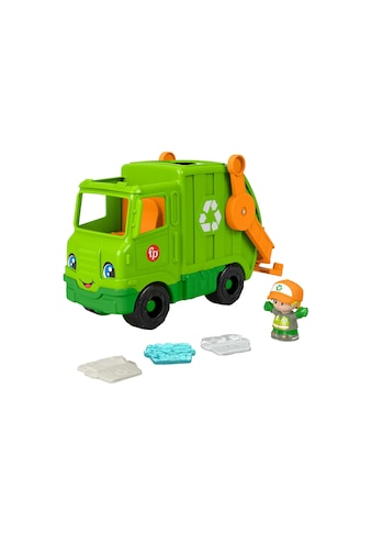Spielzeug-Müllwagen »Little People Recycling Truck«