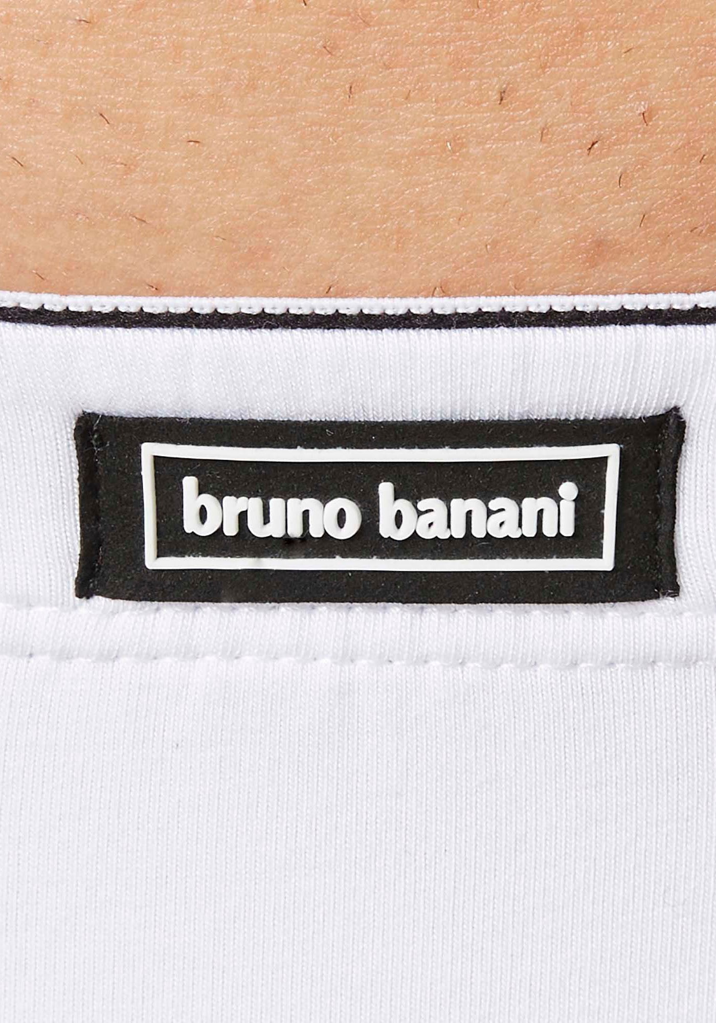 Bruno Banani Boxershorts »Short Infinity«, mit kontrastfarbenen Logobund