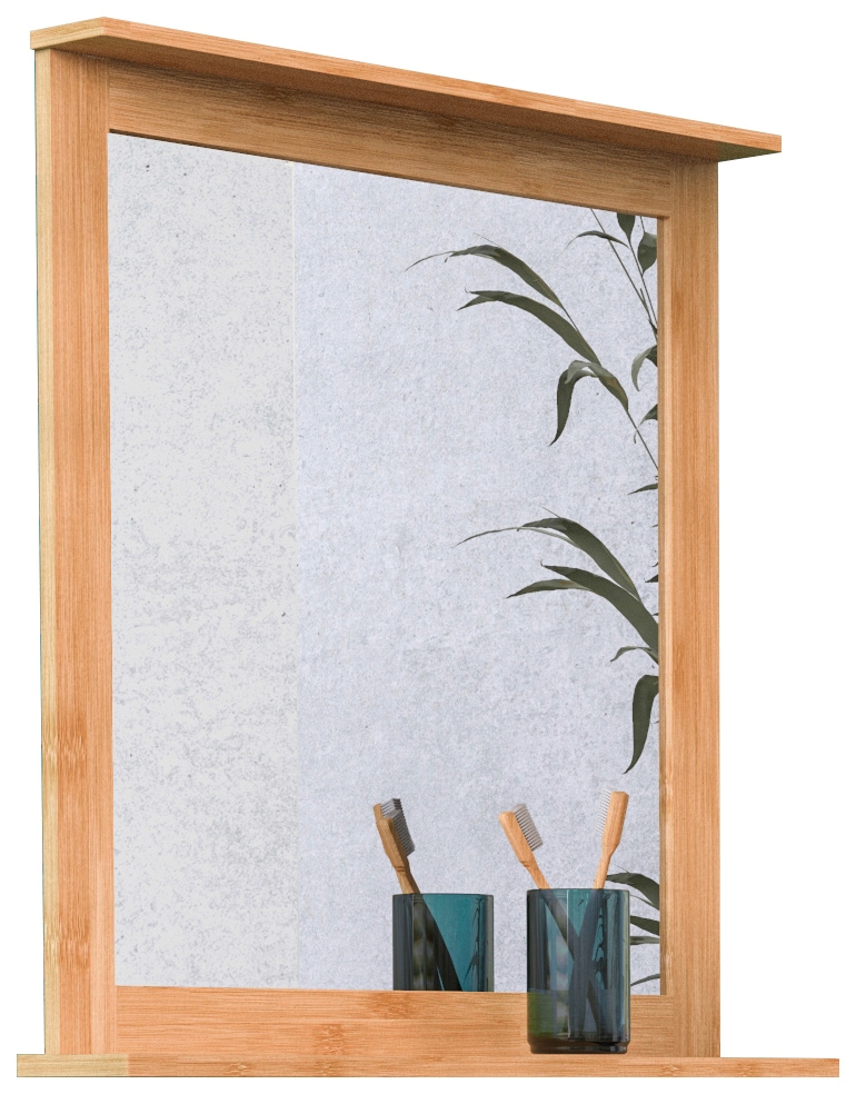Ablage, Badmöbel Bambus nachhaltige mit kaufen Eisl Badspiegel »Bambus«,