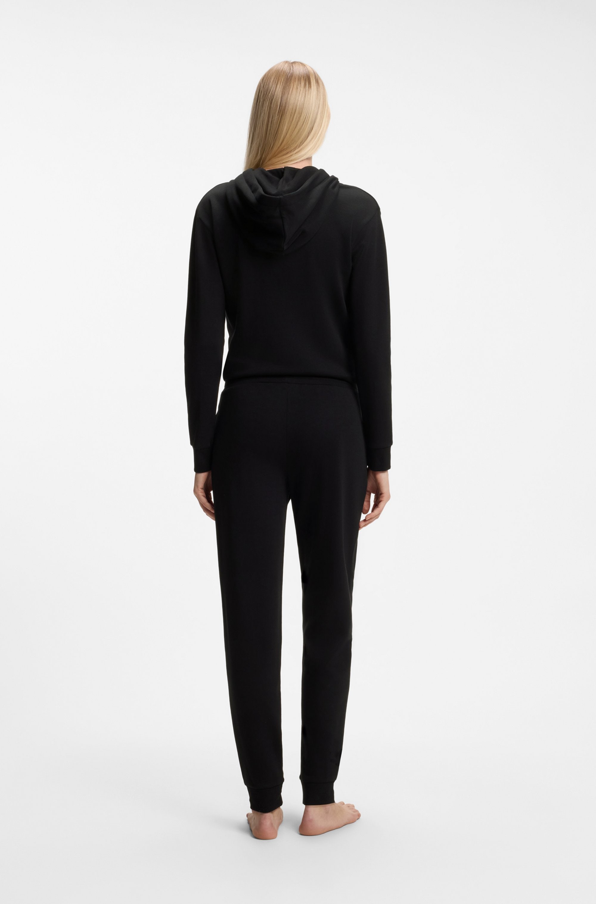 BOSS Pantalon de détente »CP Stripe_Pants Cuff«  avec cordon de couleur contrastante