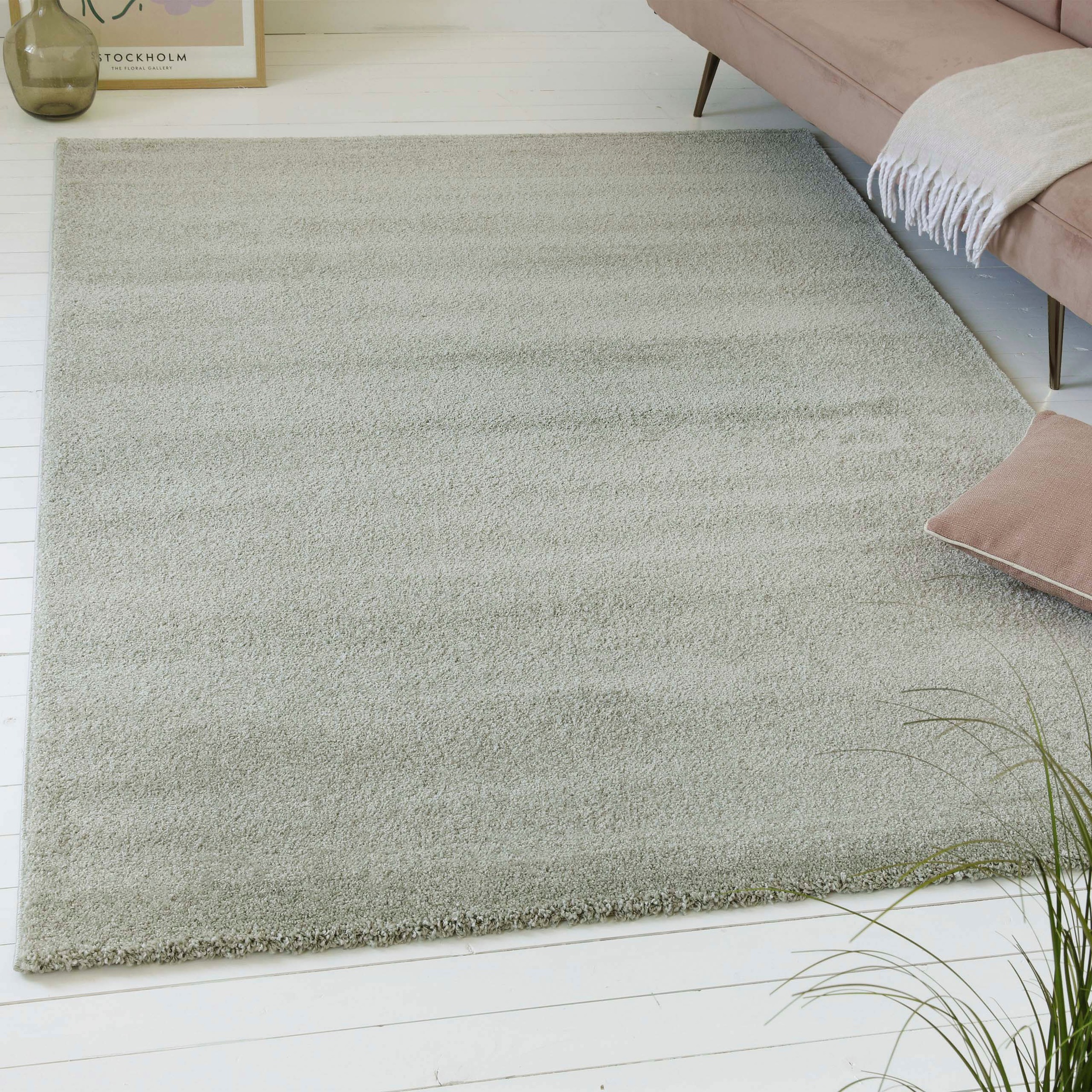 Image of GOODproduct Teppich "Chanley" rechteckig 13 mm Höhe moderner dichter weicher zeitloser Kurzflorteppich, Wohnzimmer