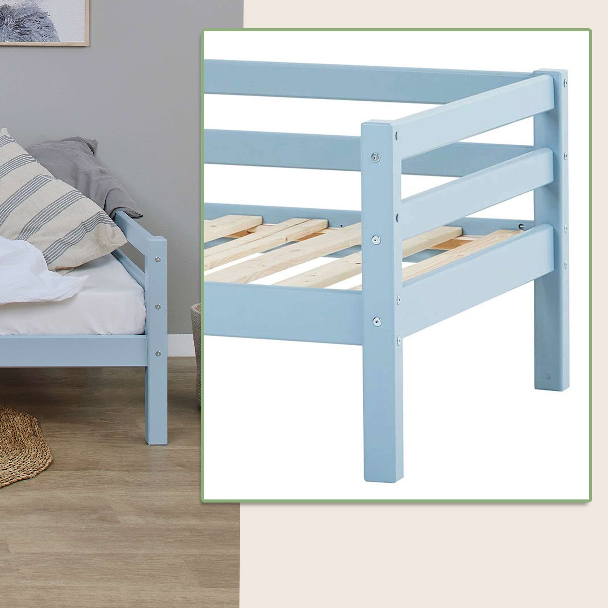 Hoppekids Daybett »Kinderbett ECO Dream, Einzelbett, Juniorbett 90x200« Bett,  Weiss, Grün, Blau, Rosa, Grau