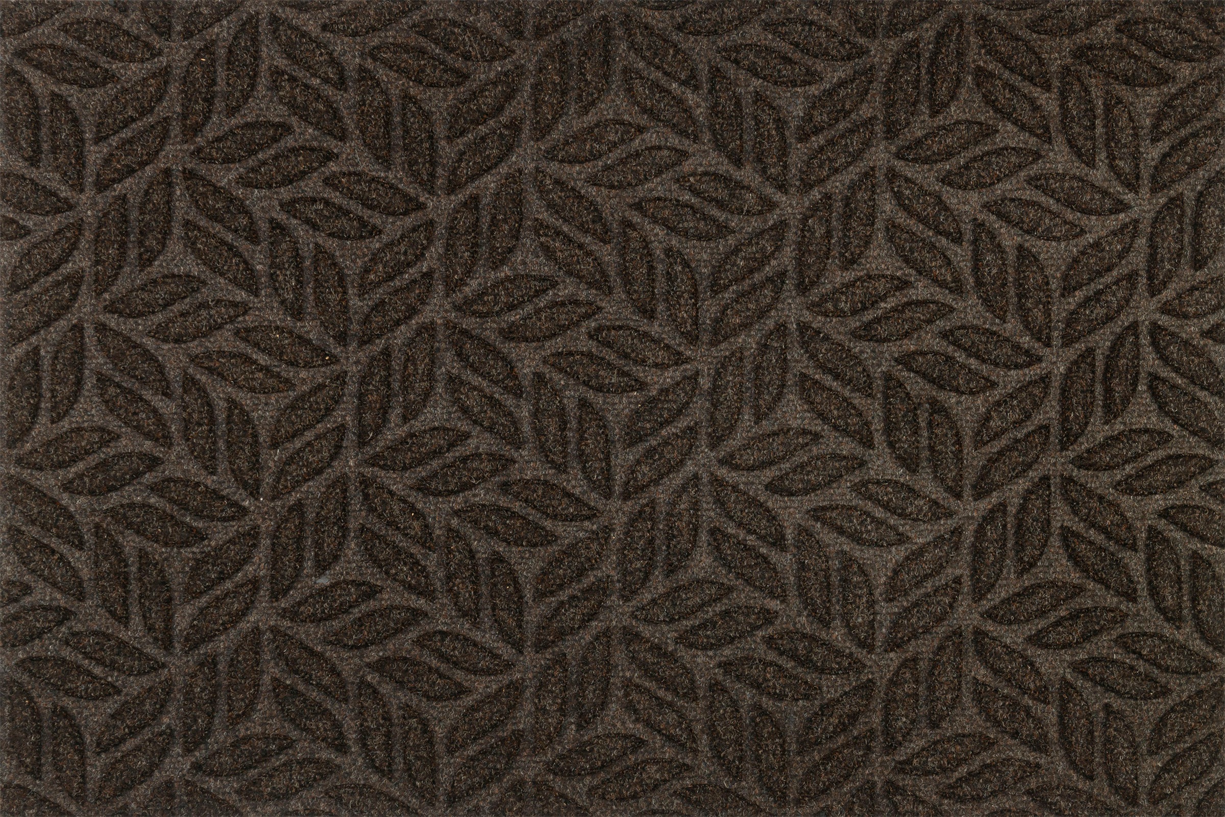 wash+dry by Kleen-Tex Teppich »DUNE Leaves Dark Brown«, rechteckig, 8 mm Höhe