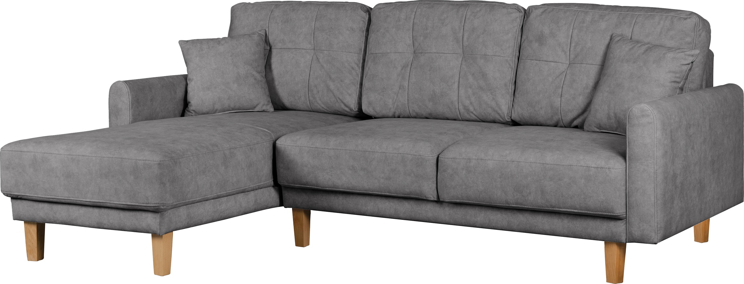 Home affaire Ecksofa »TRIPLO optionale Schlafsofa mit Bettkasten, Masse B/T/H: 234/164/89 cm«, L-Form wahlweise mit Bettfunktion - Liegefläche 132x210 cm