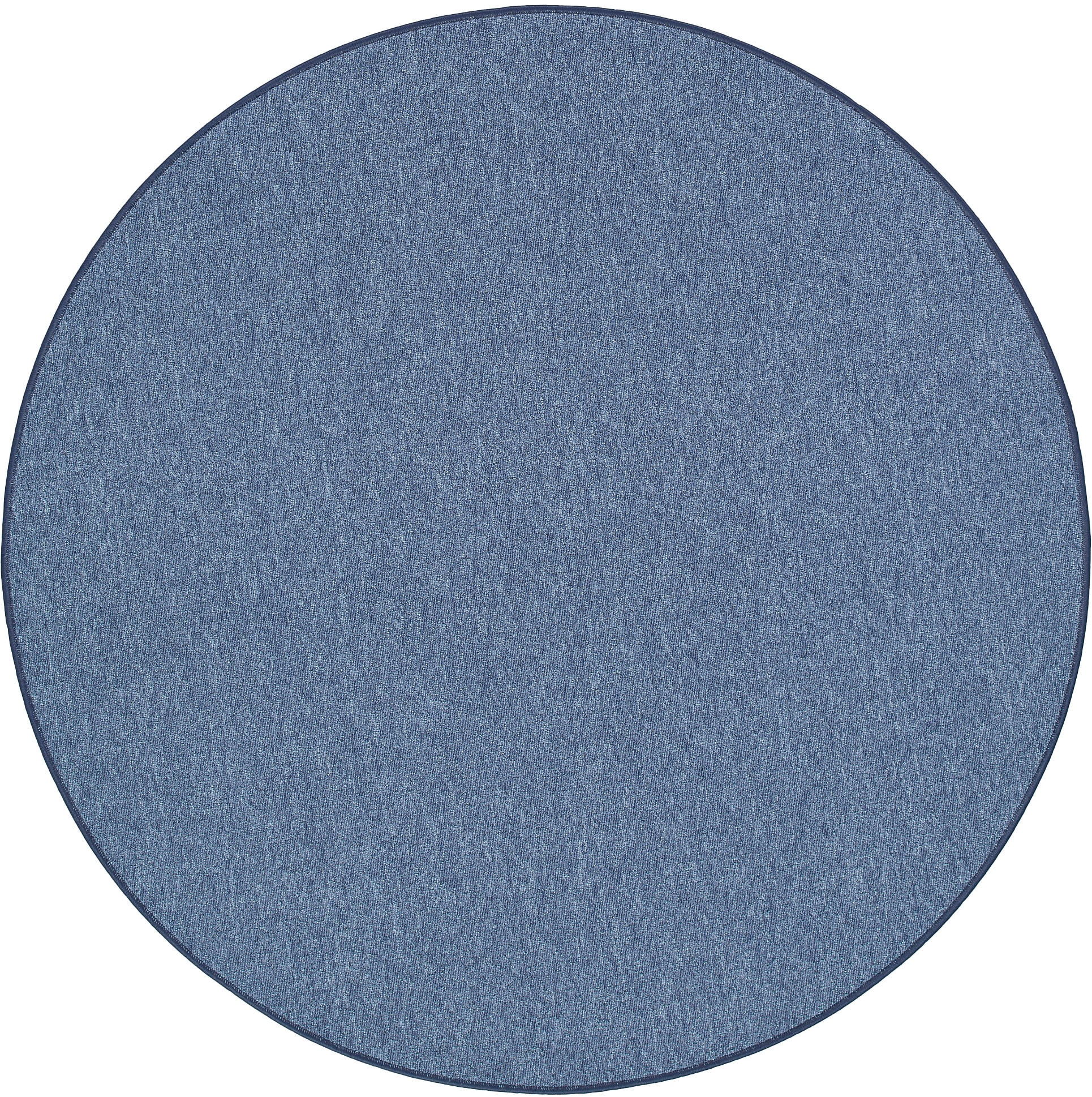 my home Teppich »Fortis, Schlinge, Made in Netherlands« rund 5 mm Höhe Uni Farben, gekettelt, strapazierfähig, Wohnzimmer