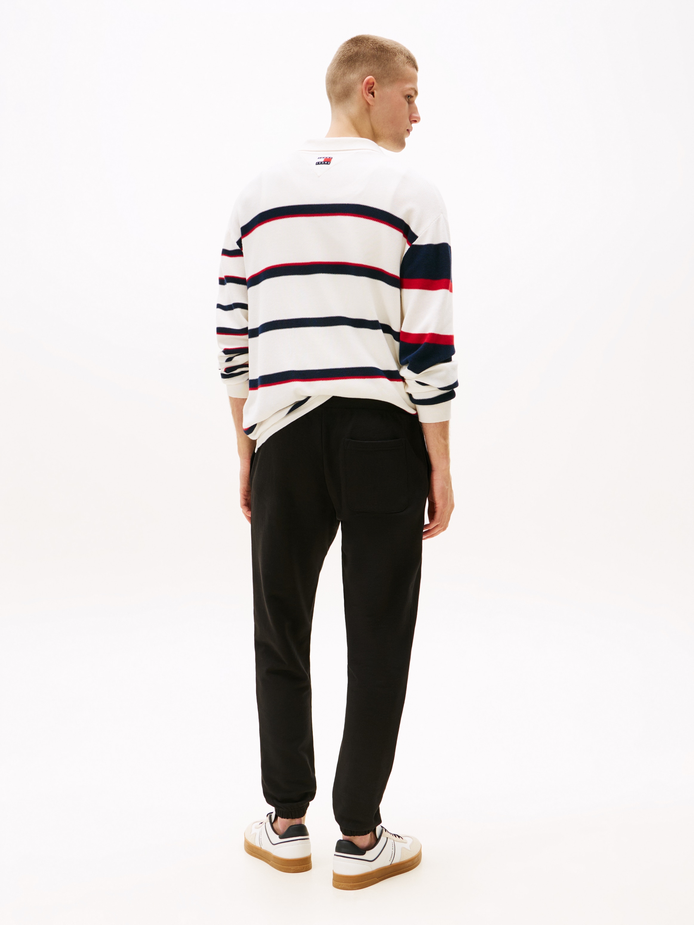 Tommy Jeans Sweathose »TJM SLIM RWB DNA GRAPHIC PANT«, mit elastischem Bund, grosser Logoprint