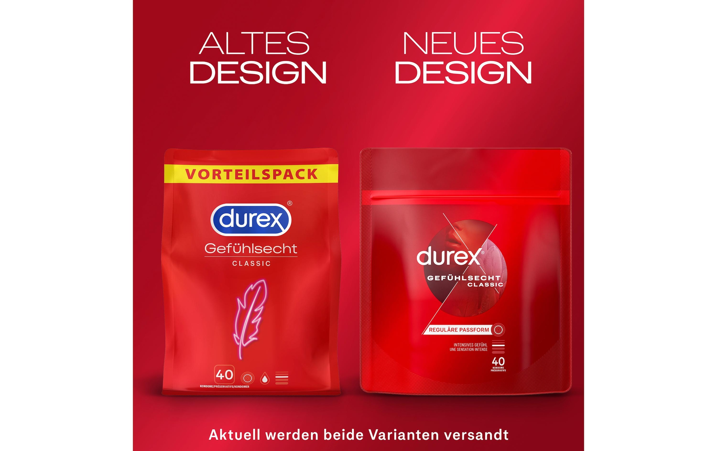 durex Kondome »Classic 40 Stück«, (40 St.)