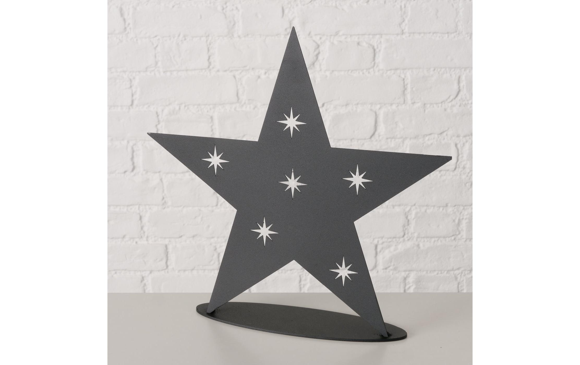 BOLTZE Weihnachtsfigur »Waldan Metall, 37 x 36 cm«