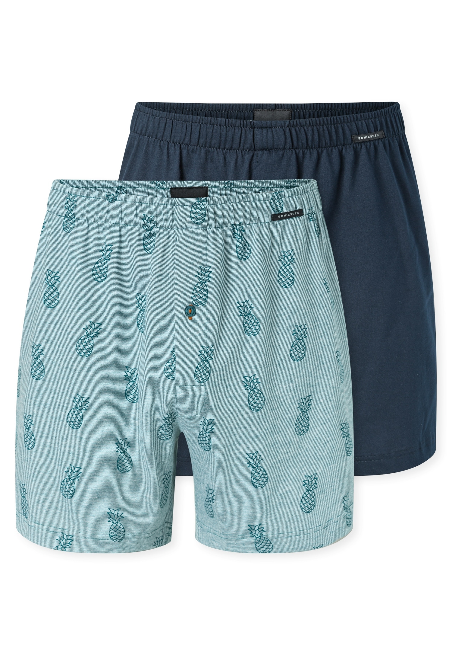 Schiesser Boxer ample »Boxershorts Multipacks« 2er Pack,  ideal als Geschenk, mit Eingriff