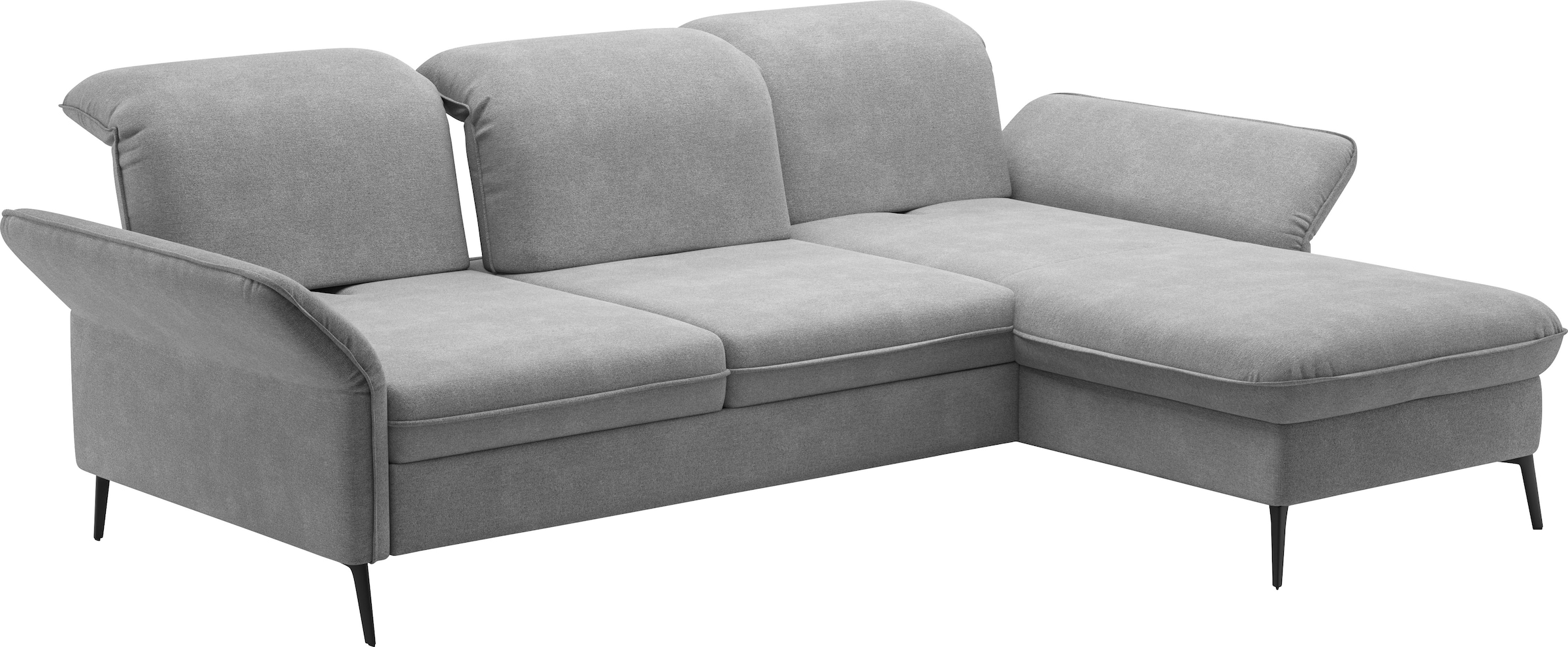 sit&more Ecksofa »Emely«, mit Sitztiefenverstellung optional mit Bettfunktion und Bettkasten