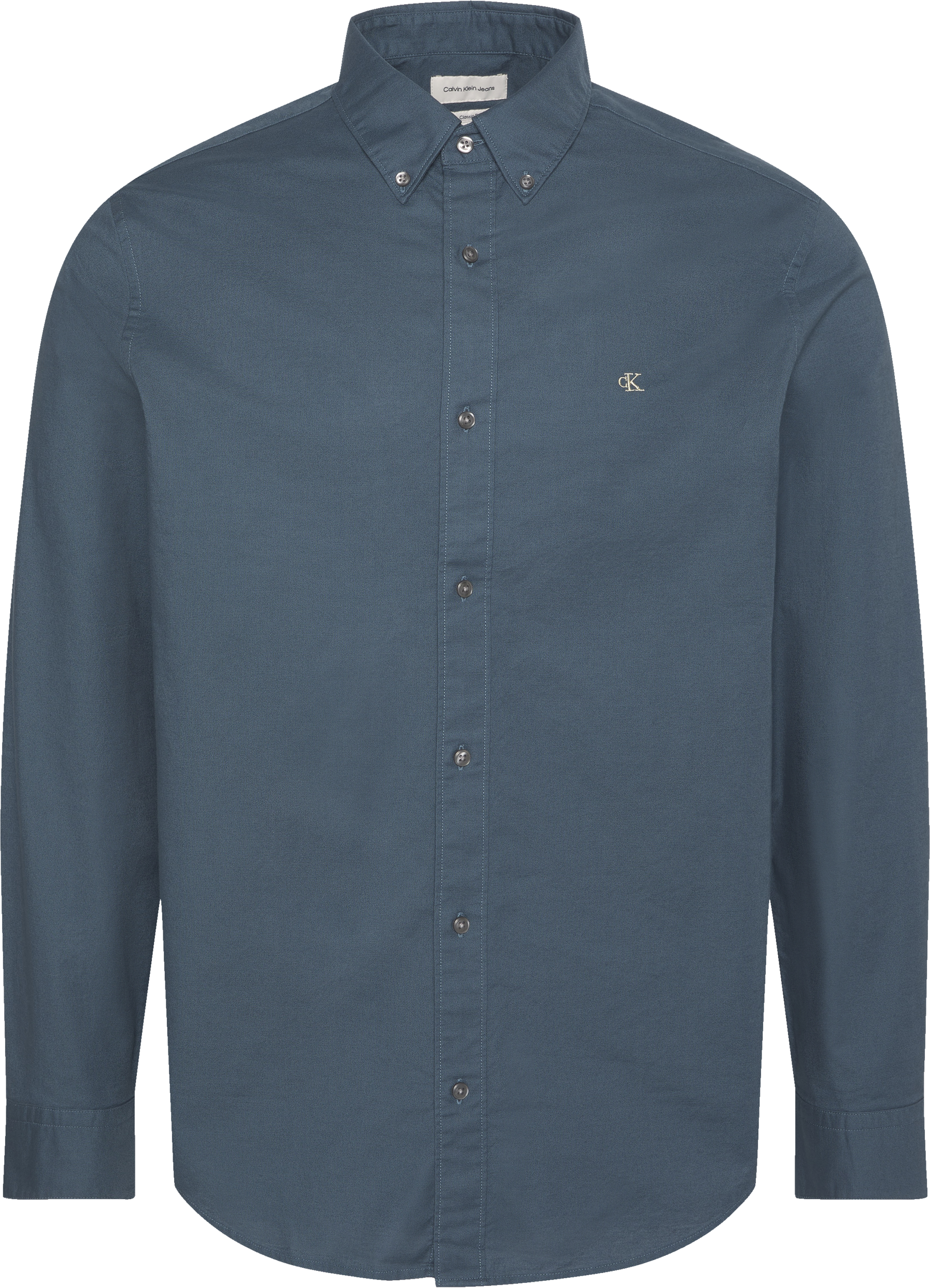 Calvin Klein Jeans Chemise à manches longues Button-Down-Kragen, Baumwoll-Stretch