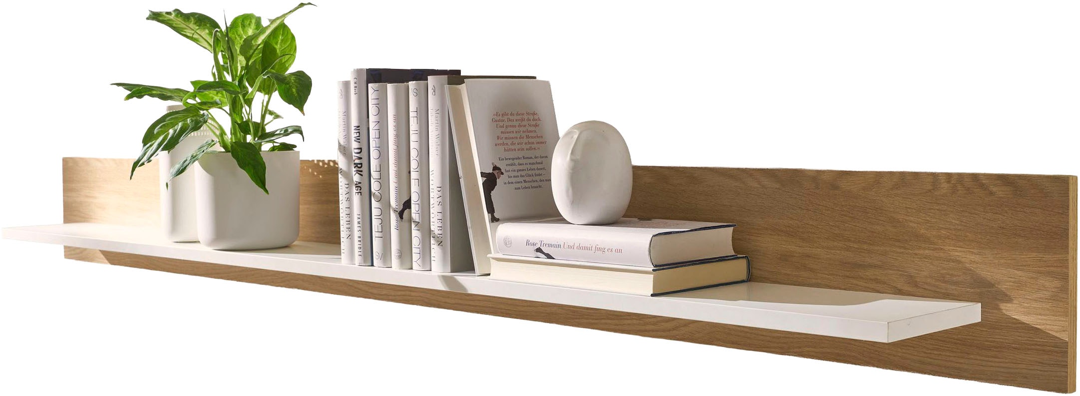GOODproduct Wandboard »Brest, Wandregal im Landhausstil, Hängeregal mit Ablagefläche« vielseitig einsetzbar, zeitlos, 180 cm breit