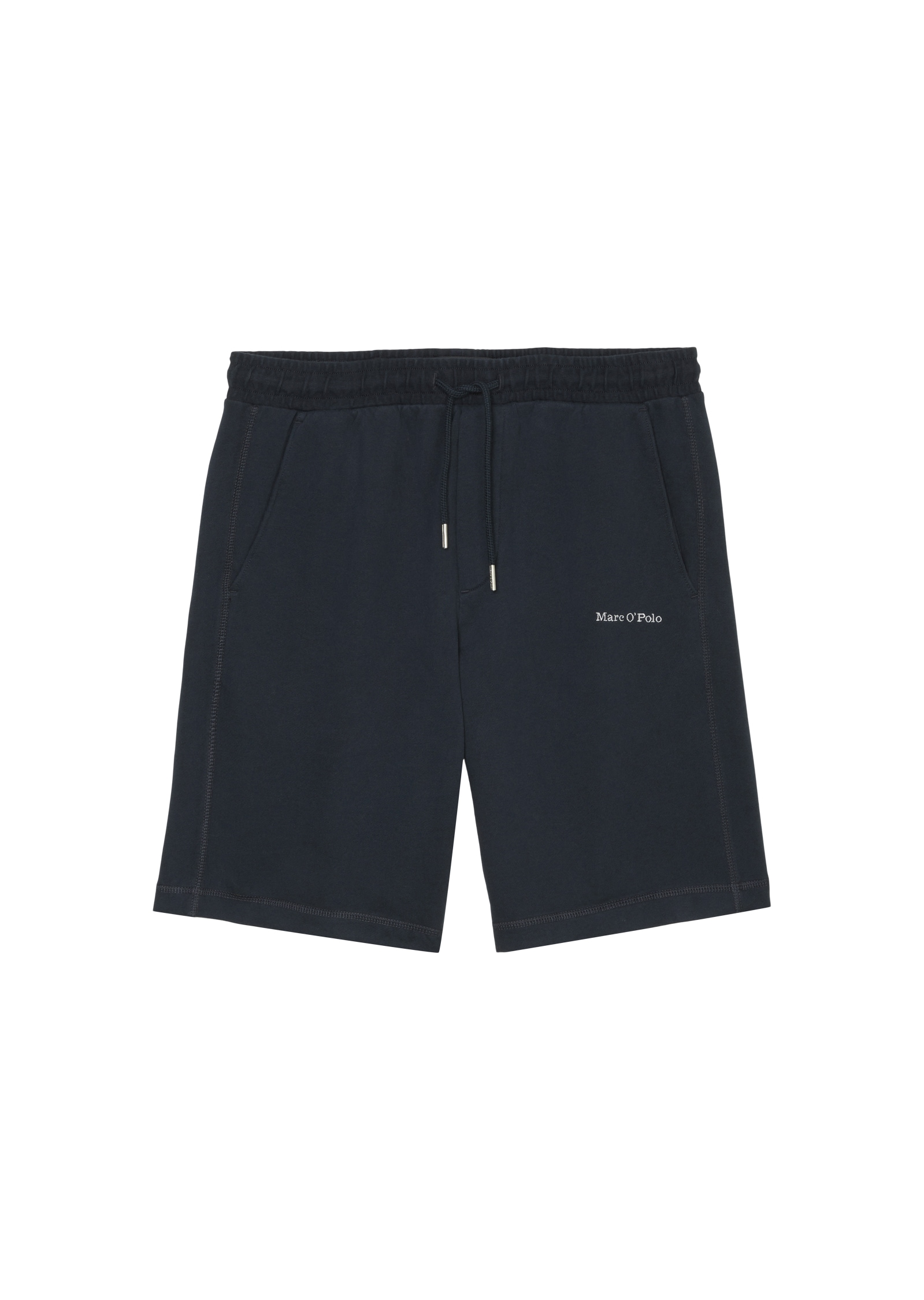 Marc O'Polo Sweatbermudas, mit dezenter Label Stickerei