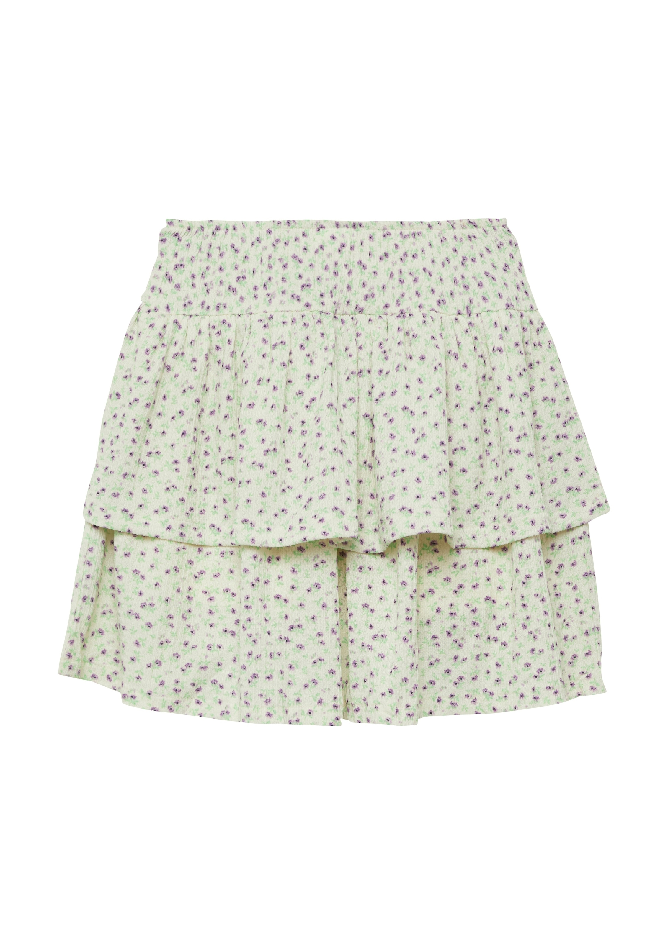 s.Oliver Junior Minijupe avec motif floral, pour filles