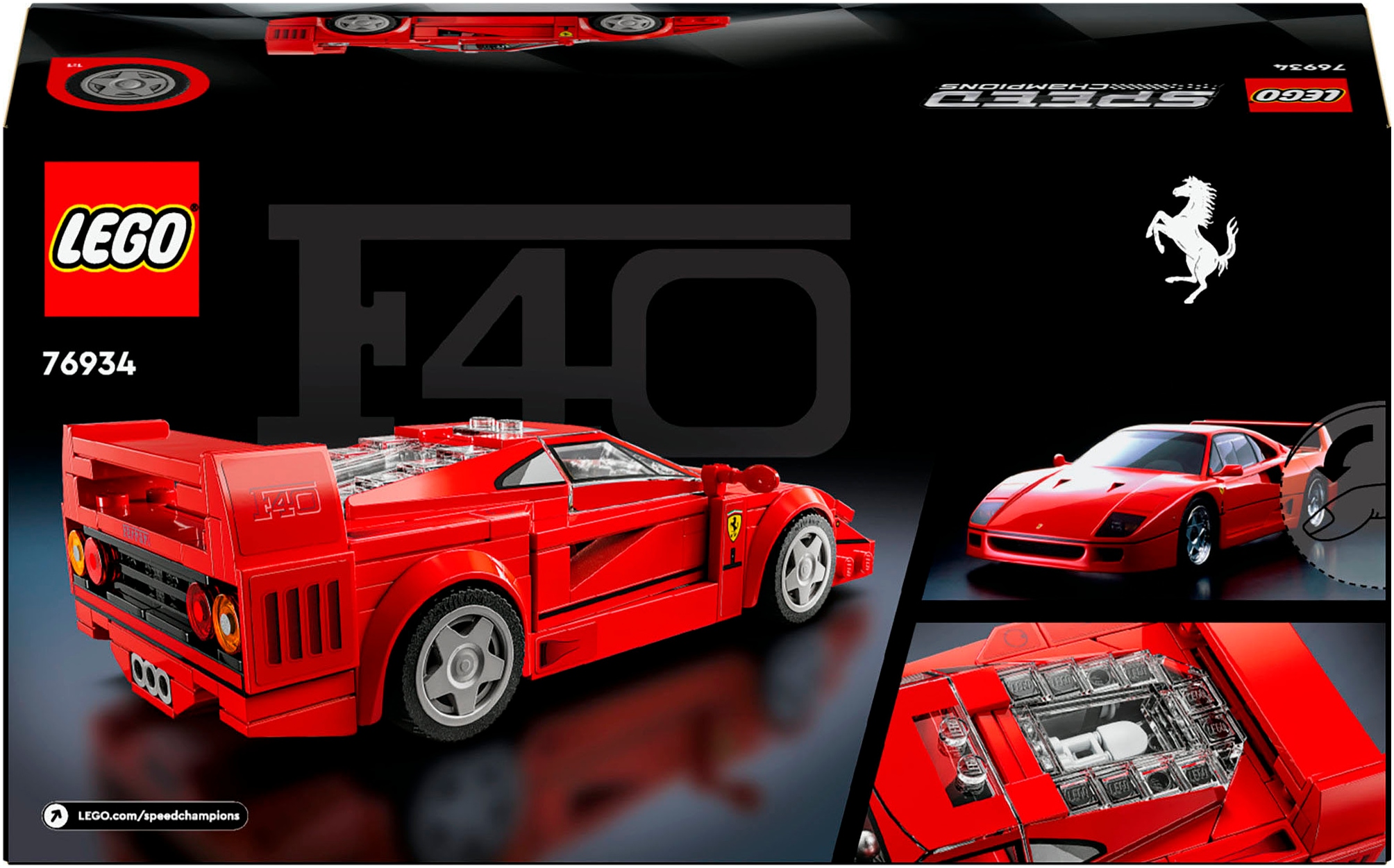 LEGO® Pions de construction »Ferrari F40 Supersportwagen (76934), LEGO Speed Champions« Made in Europe