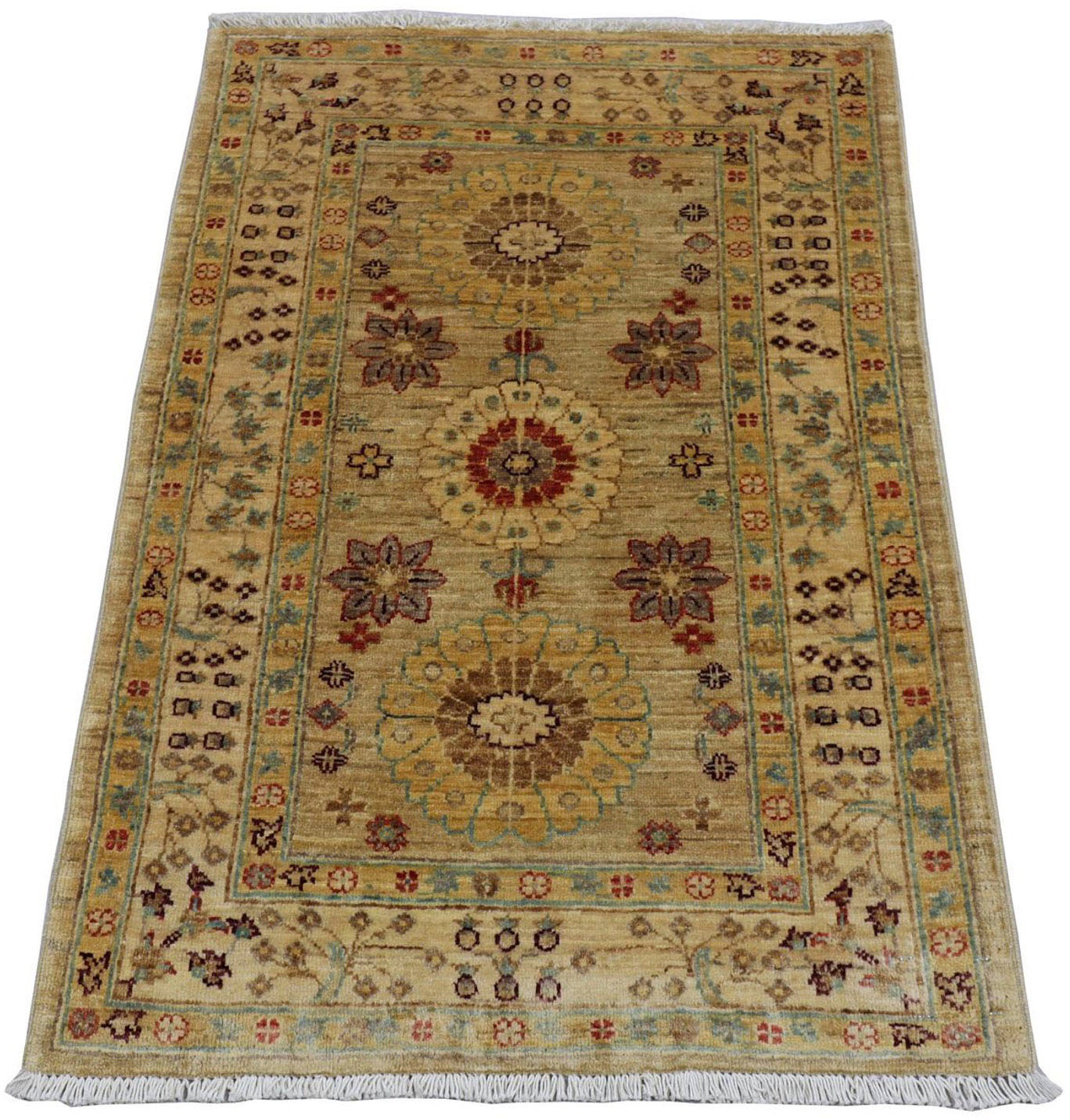 Image of morgenland Wollteppich »Ziegler Medaillon Rosso scuro 113 x 79 cm«, rechteckig, 0,7 mm Höhe, Handgeknüpft bei Ackermann Versand Schweiz