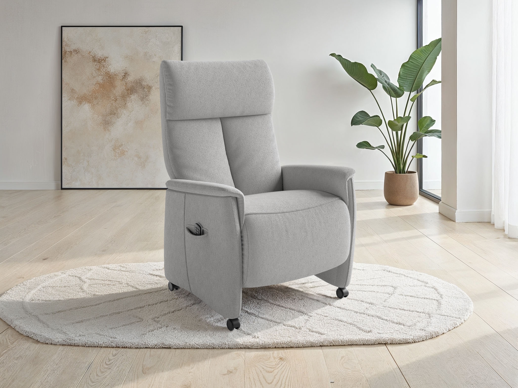 Image of sit&more TV-Sessel "Cremona Comfort" wahlweise manuell oder elektrischer Funktion mit Akku