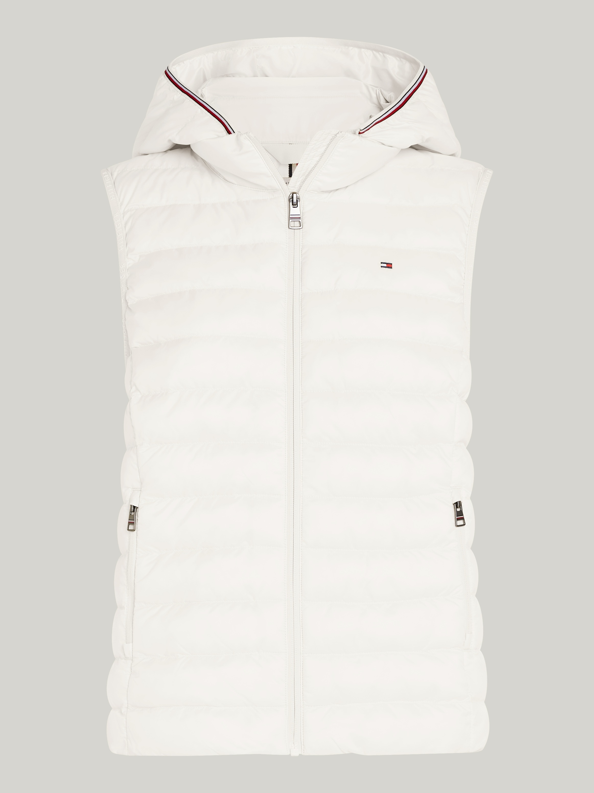 Tommy Hilfiger Steppweste »LW PADDED GLOBAL STRIPE VEST«, (Global Serie TH WOMEN), mit Elastic-Band