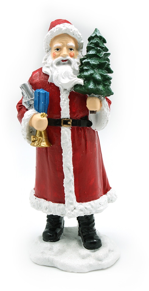 Image of CHRISTMAS GOODS by Inge Weihnachtsmann "Weihnachtsdeko rot" aus Polyresin, Höhe ca. 20 cm