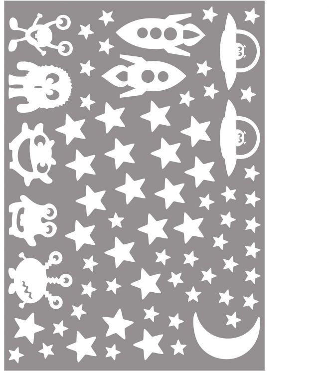 Image of Wall-Art Wandtattoo »Leuchtsterne Weltraum Set«, (1 St.) bei Ackermann Versand Schweiz