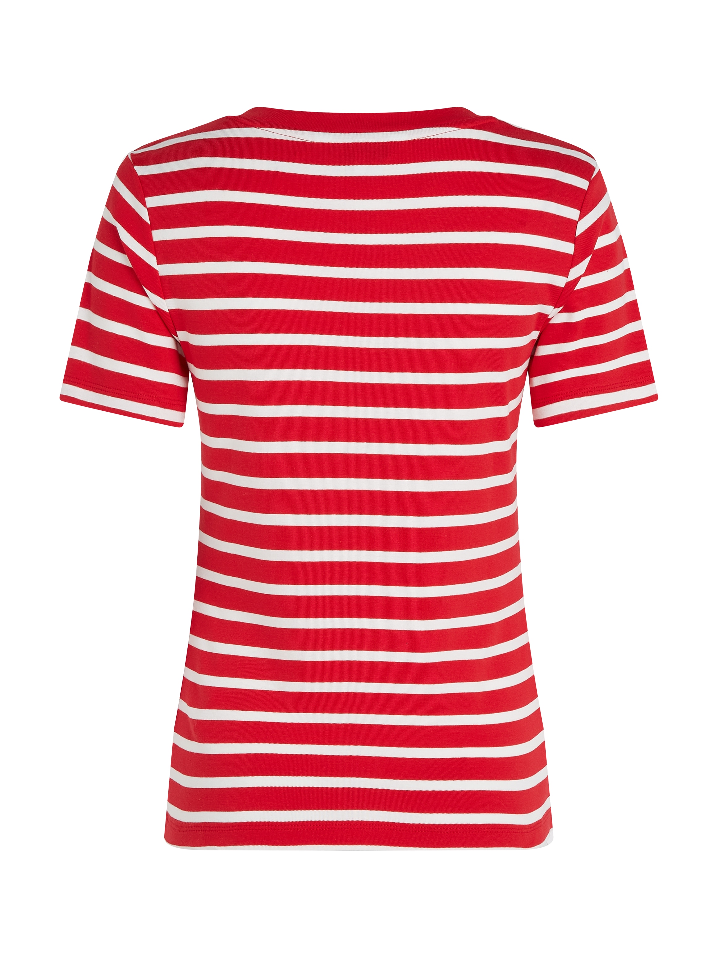 Tommy Hilfiger T-Shirt »SLIM CODY V-NK SS«, mit Logostickerei