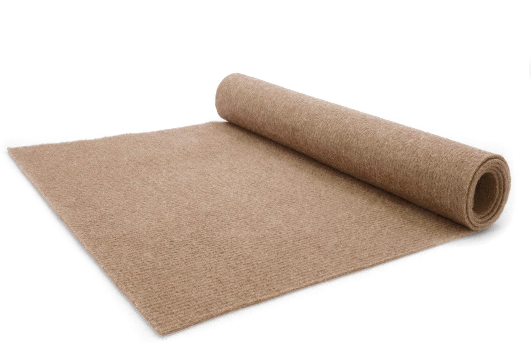 Primaflor-Ideen in Textil Nadelvliesteppich »MALTA« rechteckig 2,5 mm Höhe Uni-Farben, strapazierfähig & pflegeleicht, Kurzflor, Nadelvlies