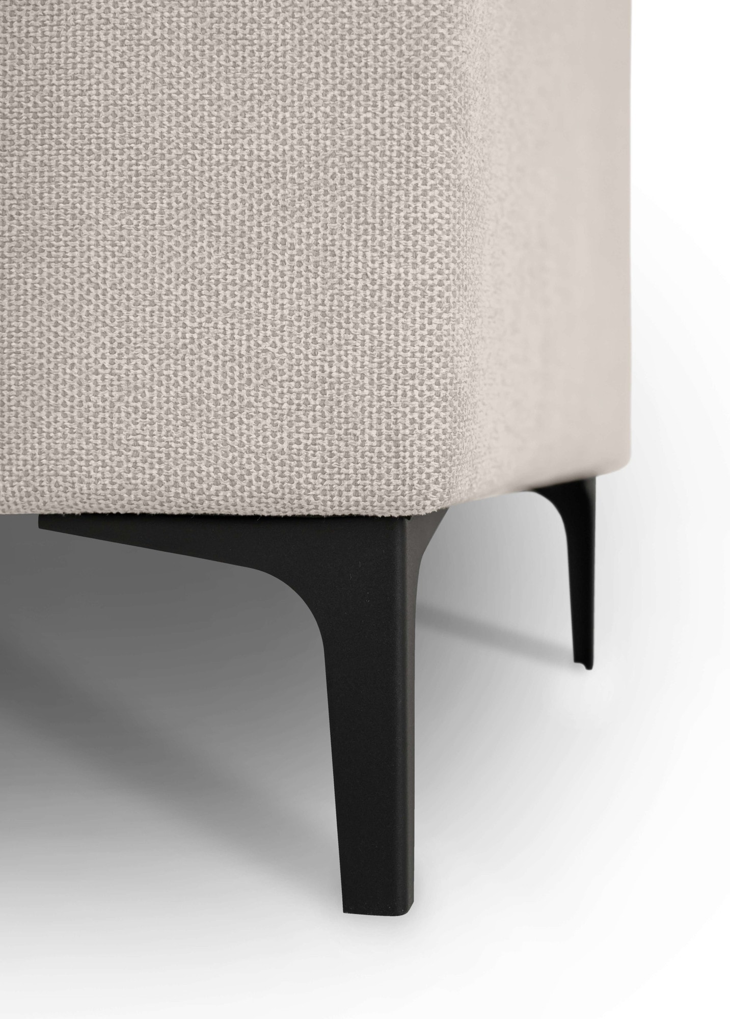 Home affaire Ecksofa »Tournon, L-Form, Breite 262 cm, Webstoff, Chenille«, Designsofa im nordischen Stil, Wellenunterfederung, Metallfüsse